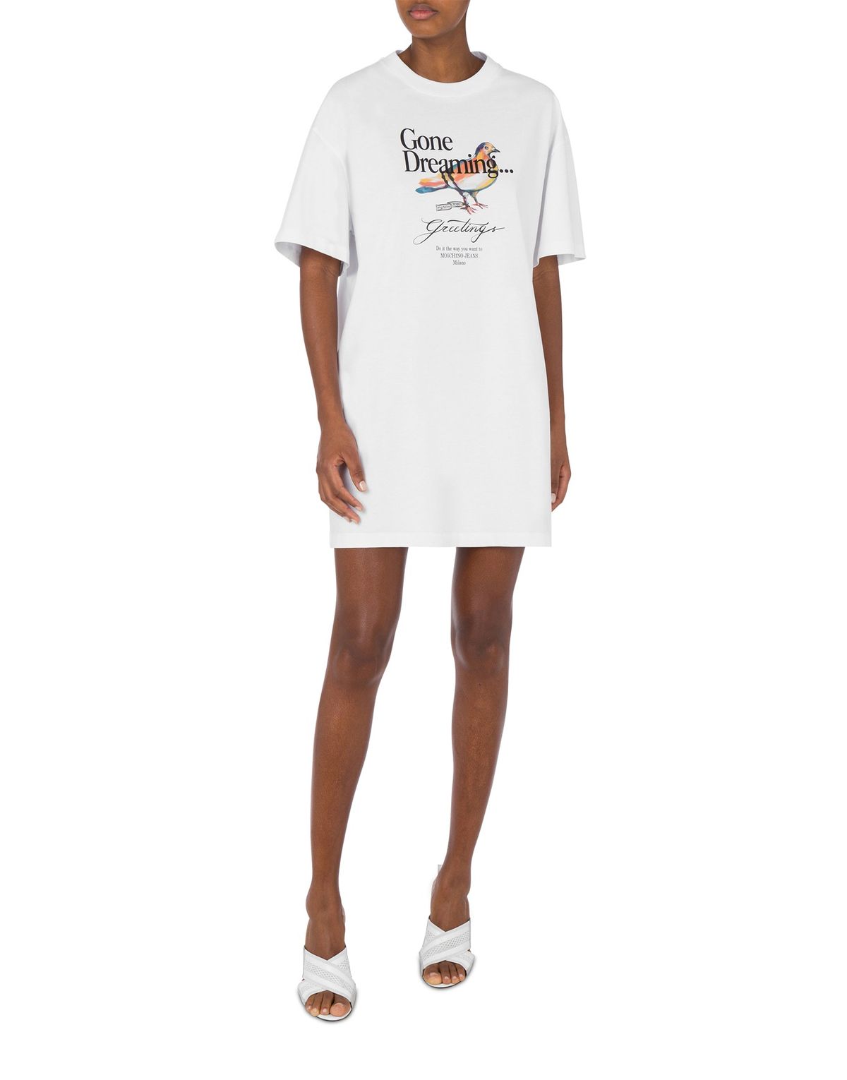 모스키노(MOSCHINO) 진스 하이킹 스트레치 데님 드레스