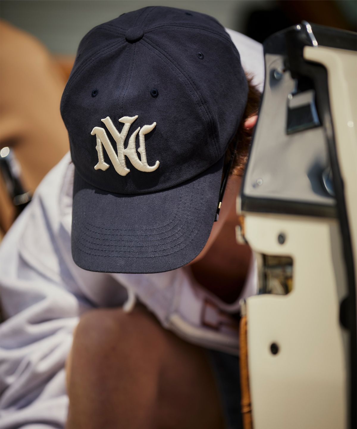 노앙(NOHANT) NYC WASHED BALL CAP NAVY