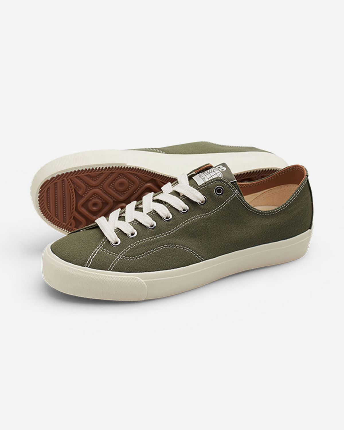 라스트리조트(LAST RESORT) VM003 CANVAS LO [BURNT OLIVE/WHITE]