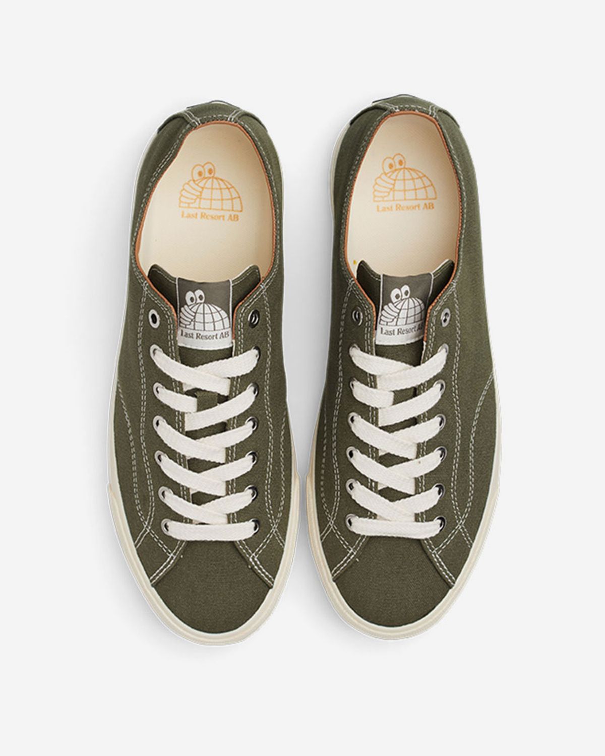 라스트리조트(LAST RESORT) VM003 CANVAS LO [BURNT OLIVE/WHITE]