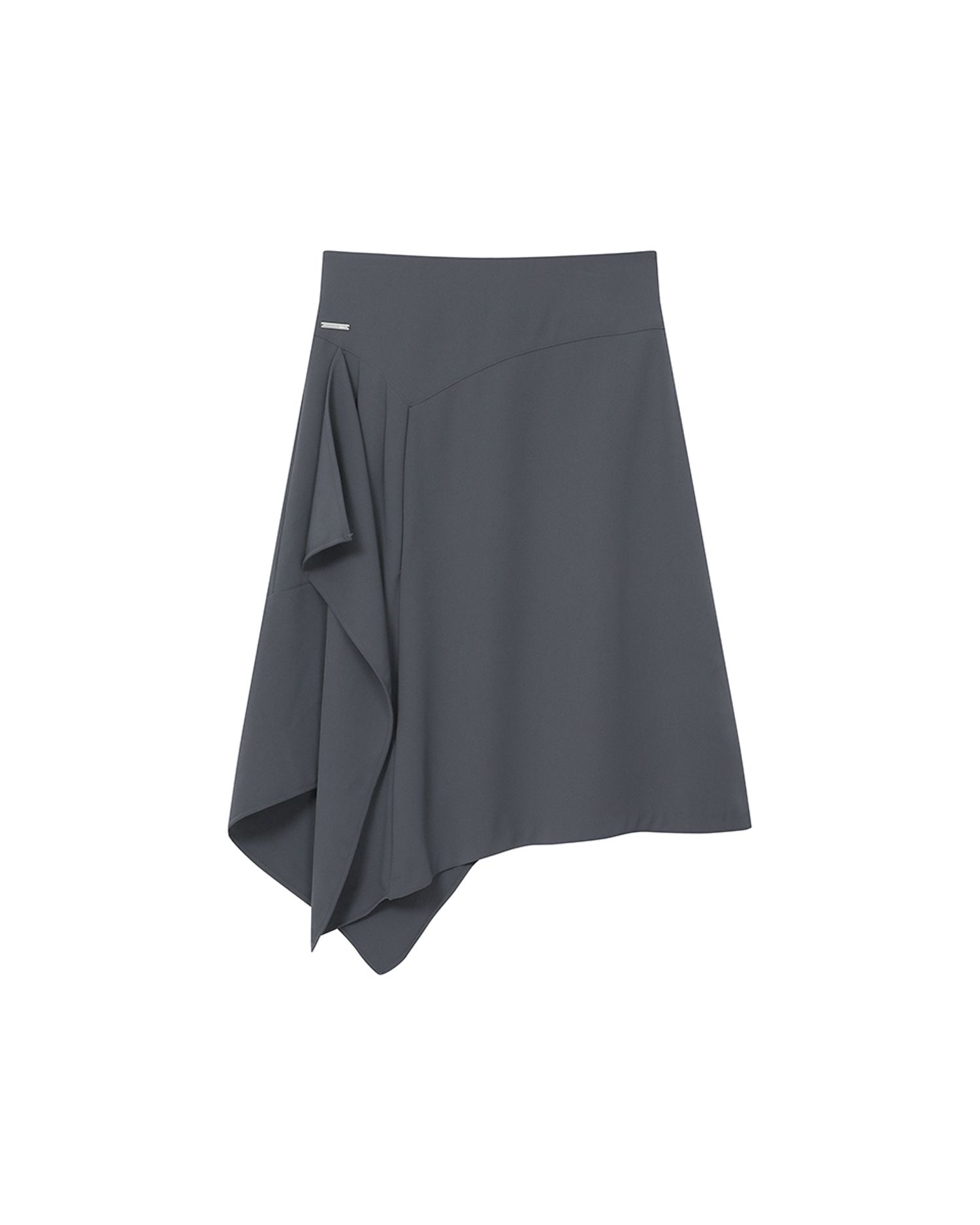 ★ MISEKI SEOUL★ Side bow pleats midi skirt CHARCOAL MSK25 MUSINSA | MISEKI SEOUL Side pleats gathered midi skirt CHARCOAL