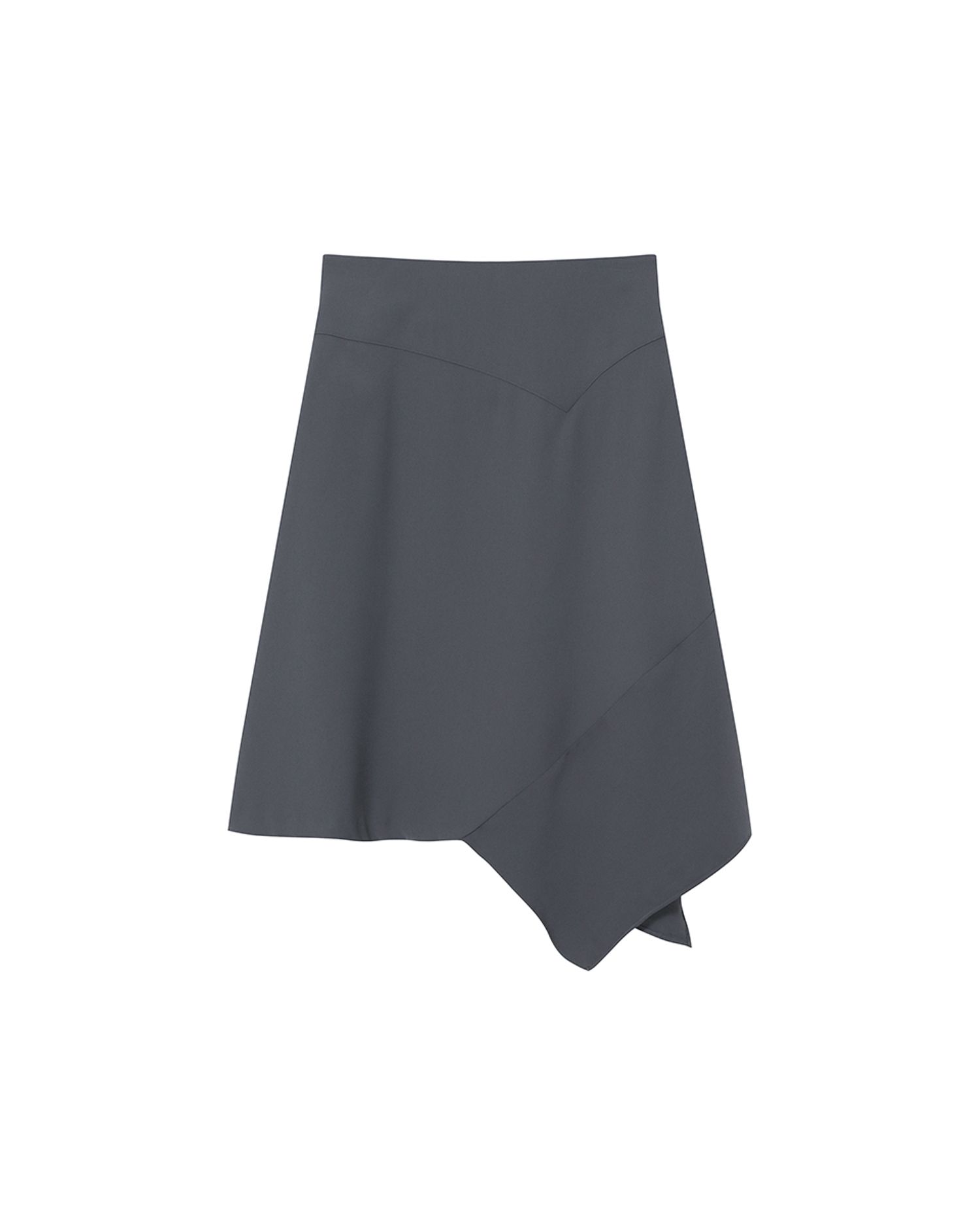 ◆MISEKI SEOUL◆ Unbalanced layers midi skirt CHARCOAL MSK25 MUSINSA | MISEKI SEOUL Unbalanced layers midi skirt CHARCOAL