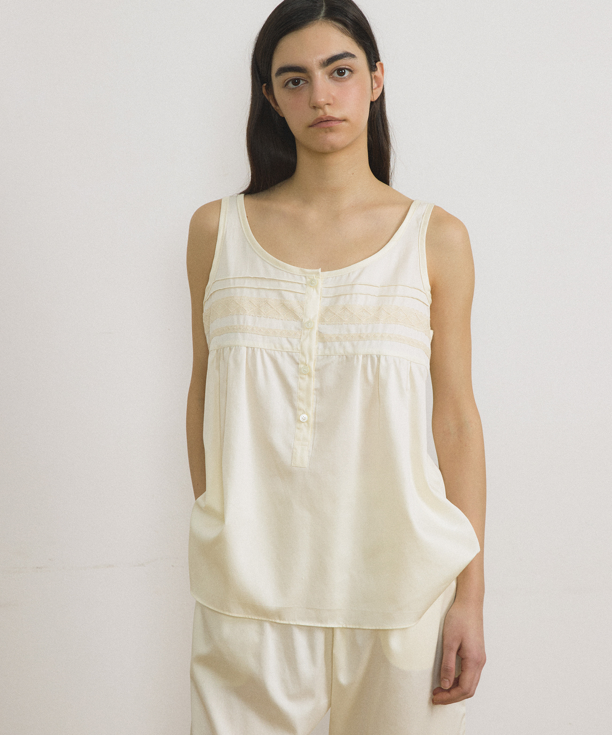 조스라운지(JO'S LOUNGE) (w) Classic Cotton Sleeveless Two piece 008