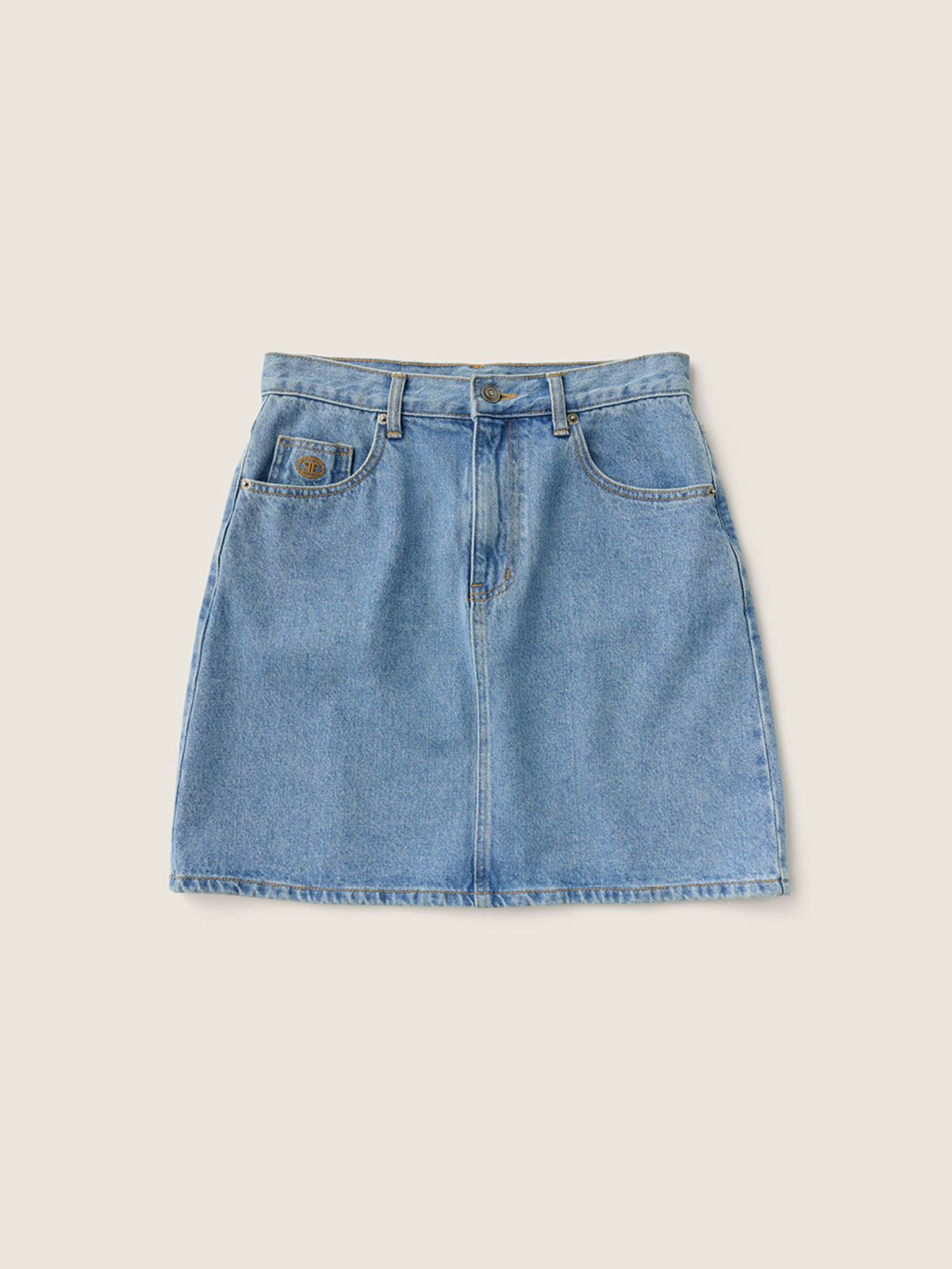 시엔느(SIENNE) Jane Denim Skirt (Blue)