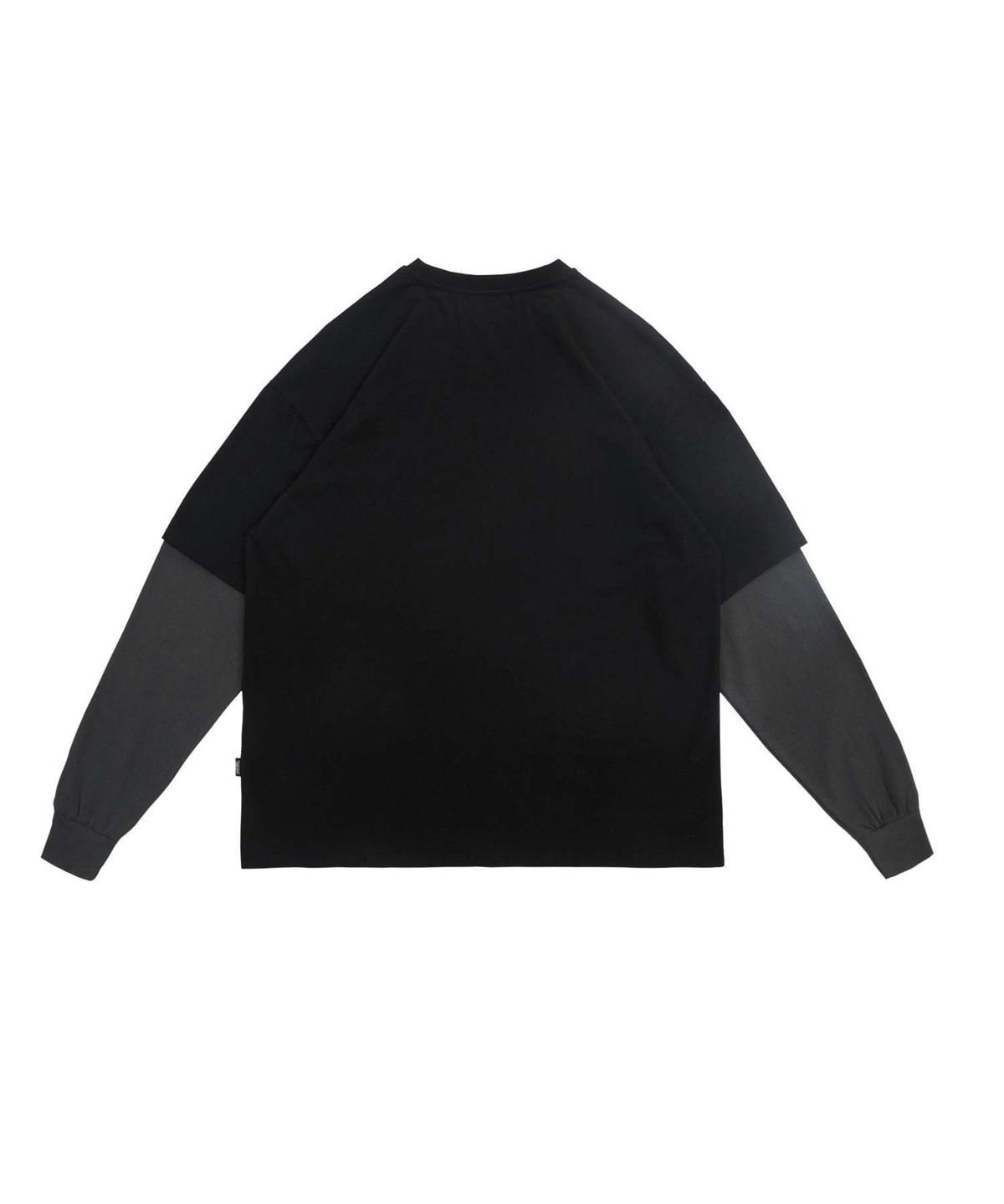 믹쓰제이(MIXXJ) FLAME LAYERED LONG SLEEVE (BLACK)