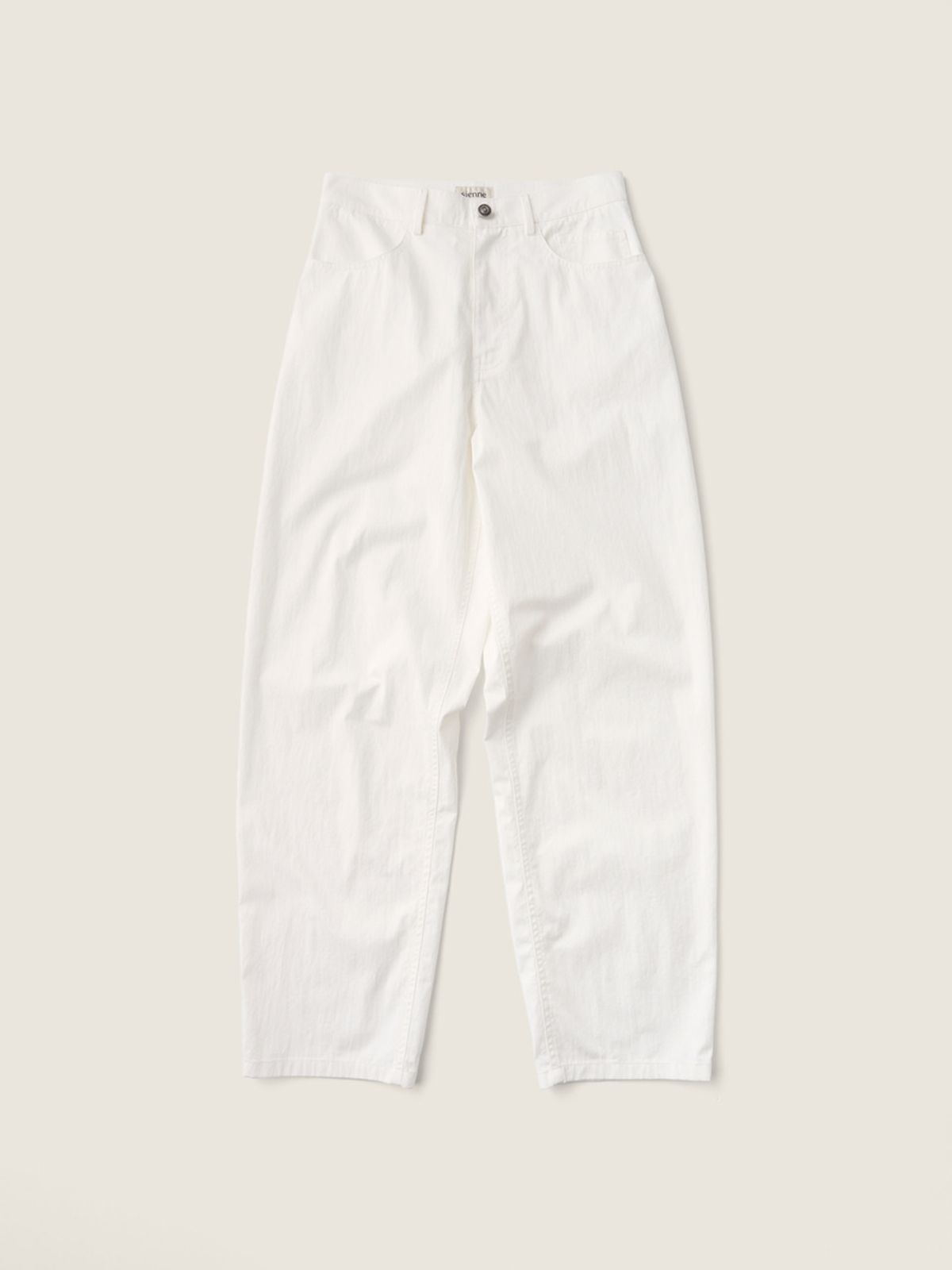 시엔느(SIENNE) Figaro Cotton Pants (White)