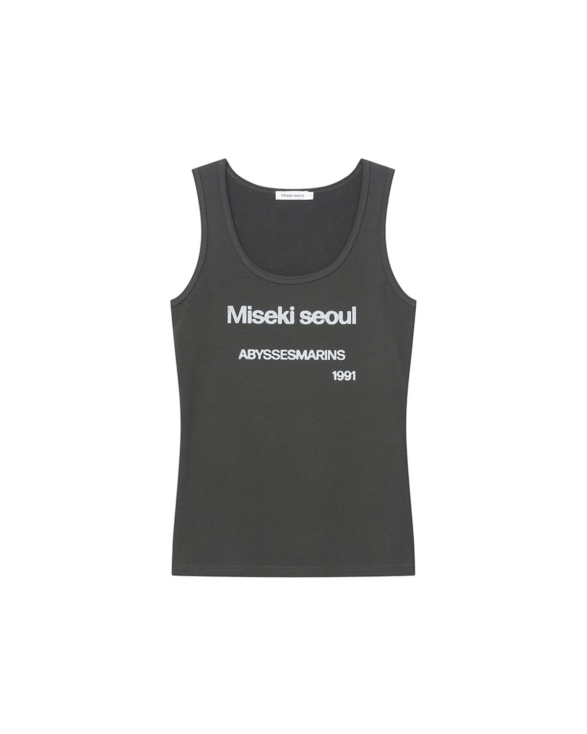 미세키서울(MISEKI SEOUL) Abyssesmarins relax sleeveless CHARCOAL