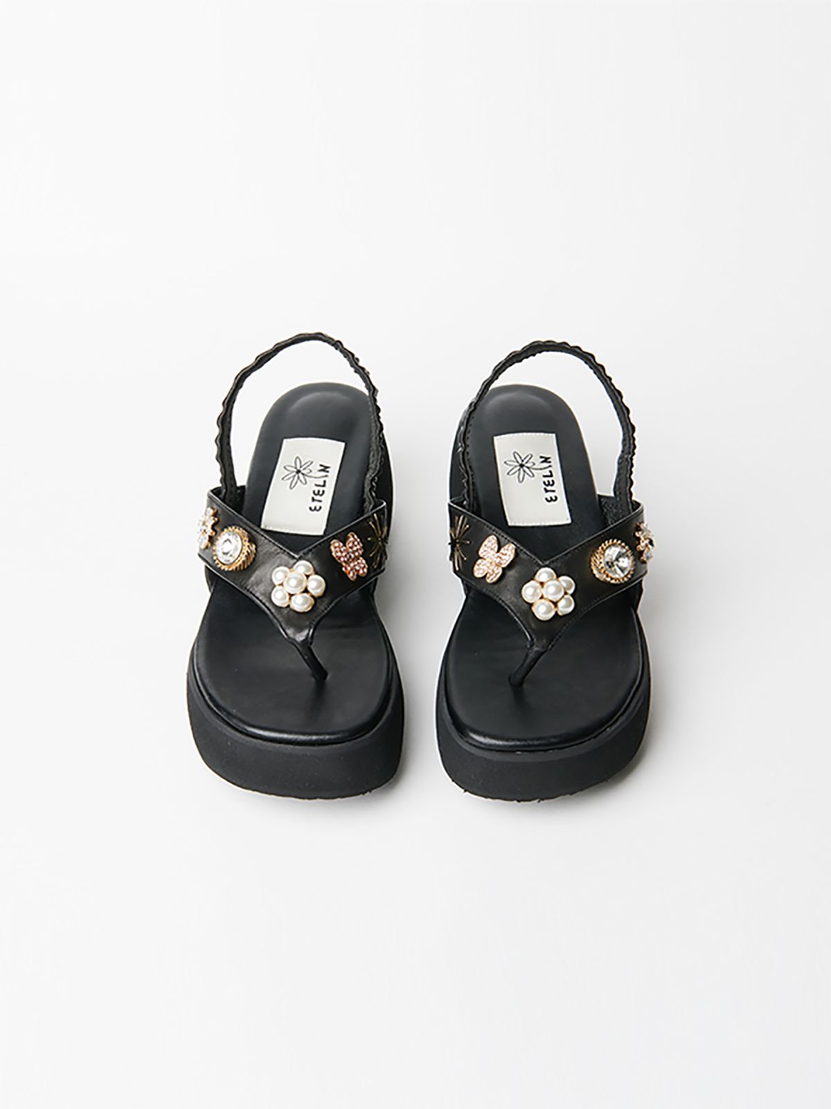 에뗄린(ETELIN) Piko Bijou Platform Sandals