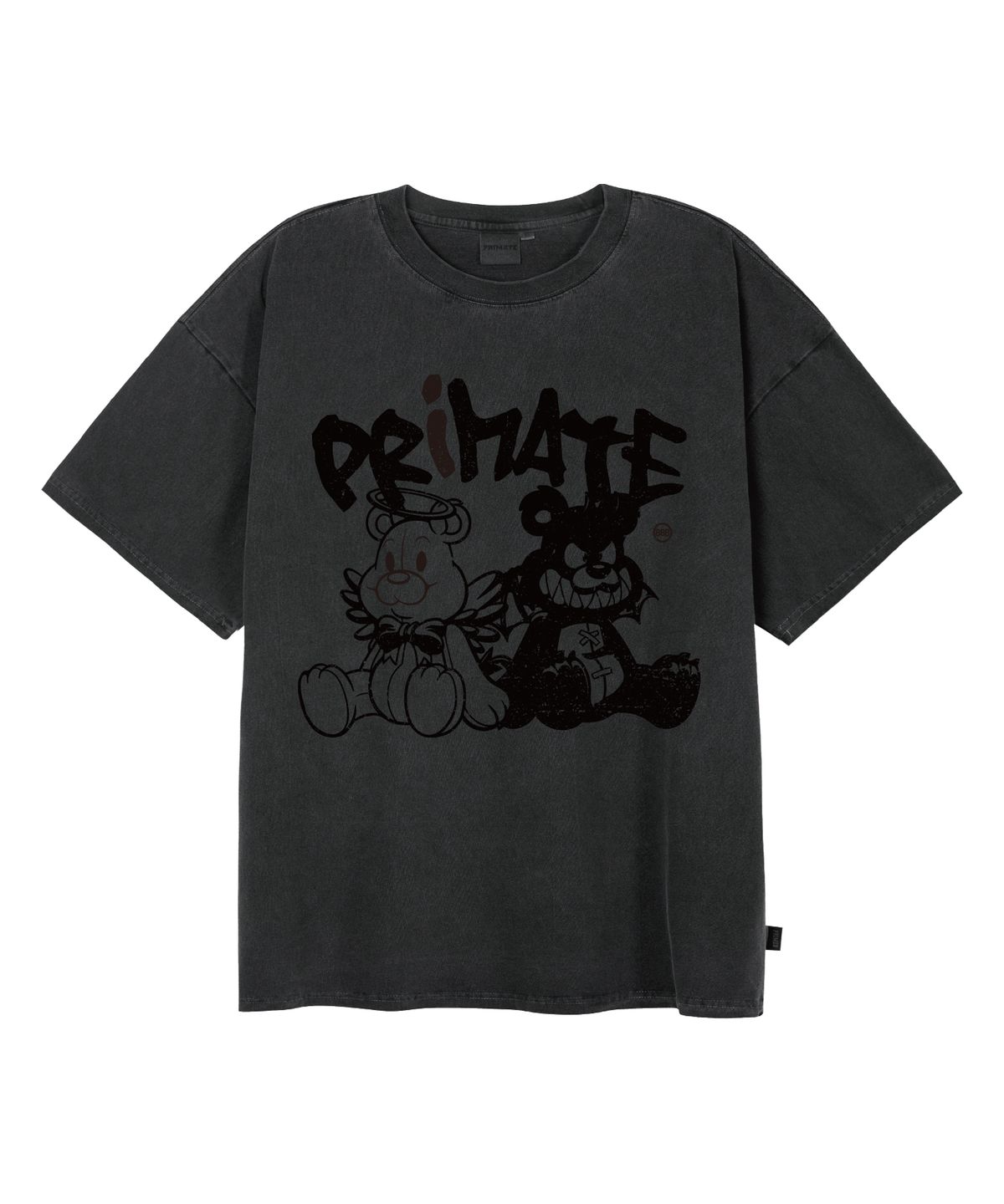 프라임에이트(PRIMATE) DEMIE 오버핏 피그먼트 반팔티셔츠 4 COLOR