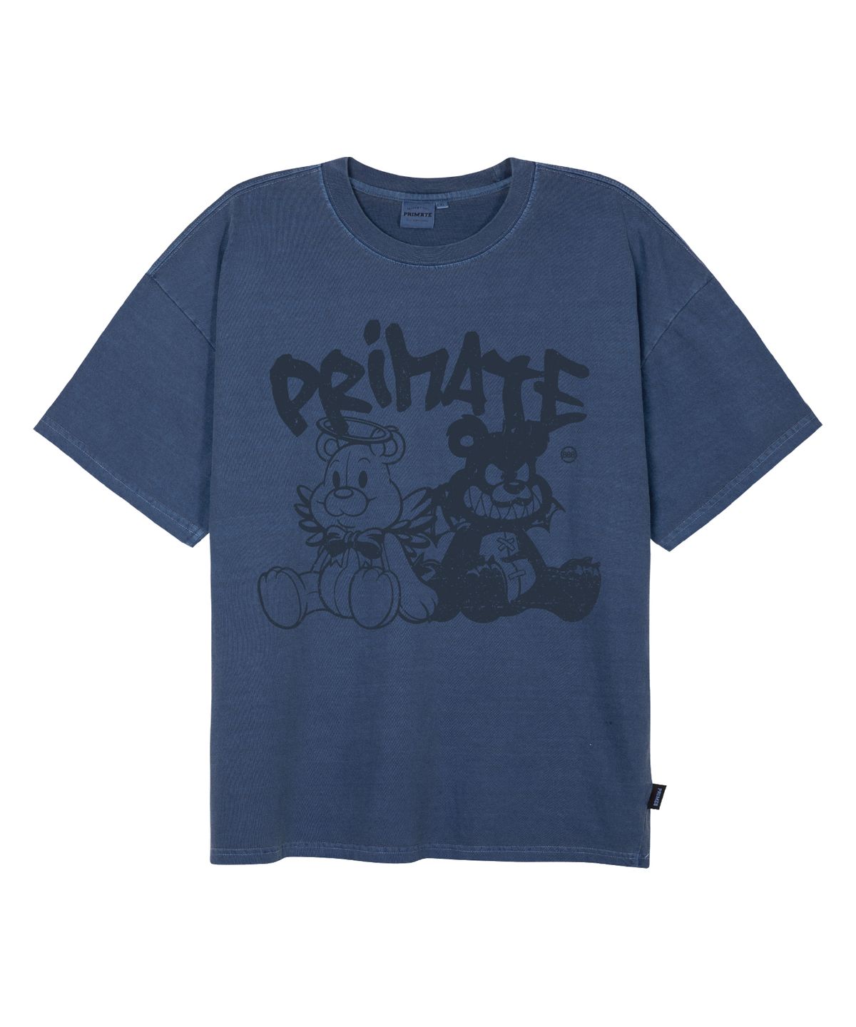 프라임에이트(PRIMATE) DEMIE 오버핏 피그먼트 반팔티셔츠 4 COLOR