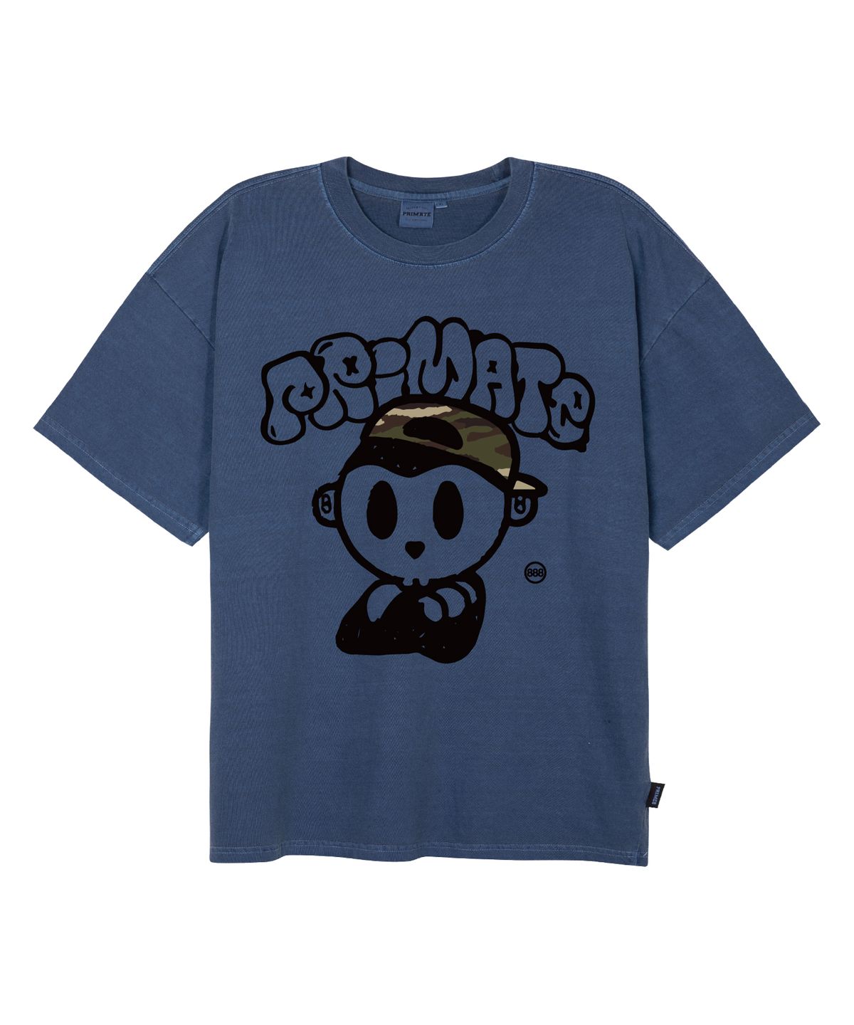 프라임에이트(PRIMATE) MAJOR PREEKI 오버핏 피그먼트 반팔티셔츠 4 COLOR