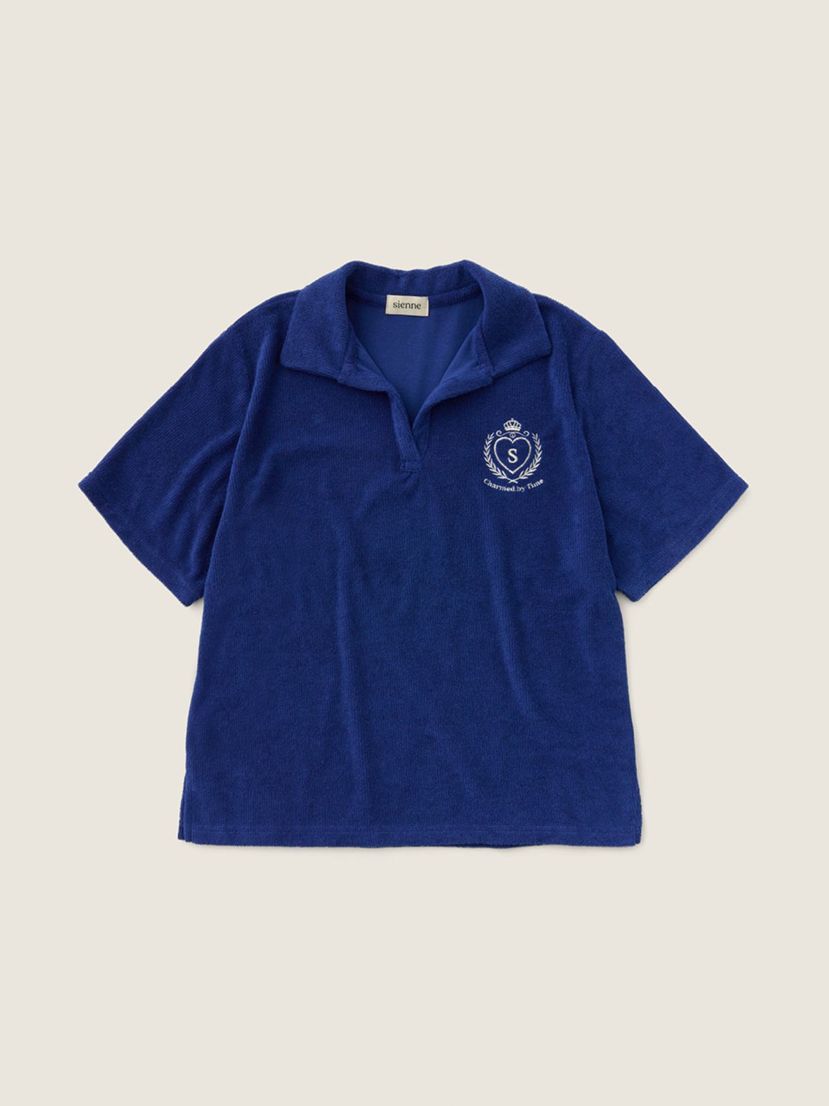 시엔느(SIENNE) Fia Terry Shirt (Blue)