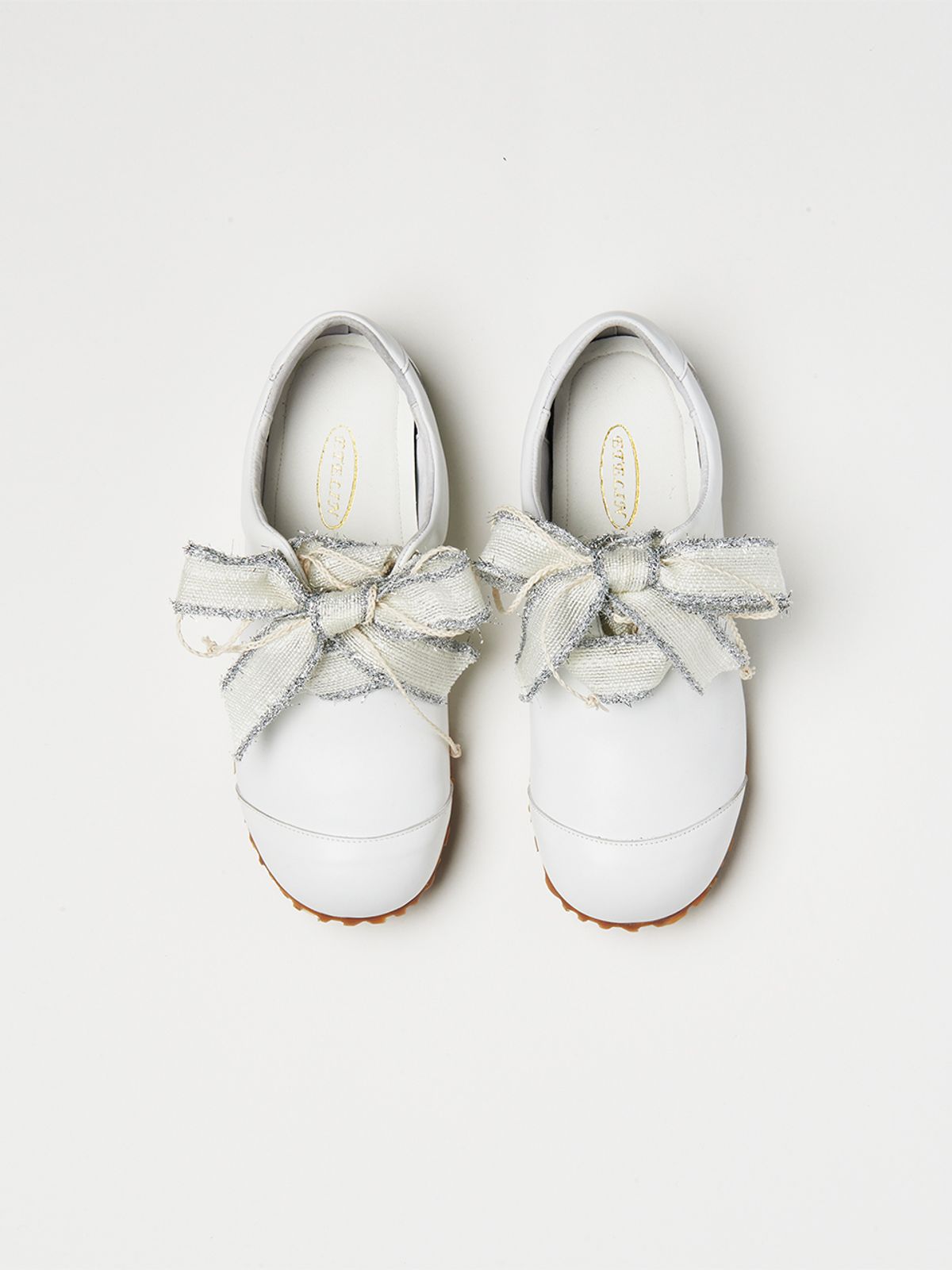 에뗄린(ETELIN) Gobi Ribbon Sneakers - Creamy
