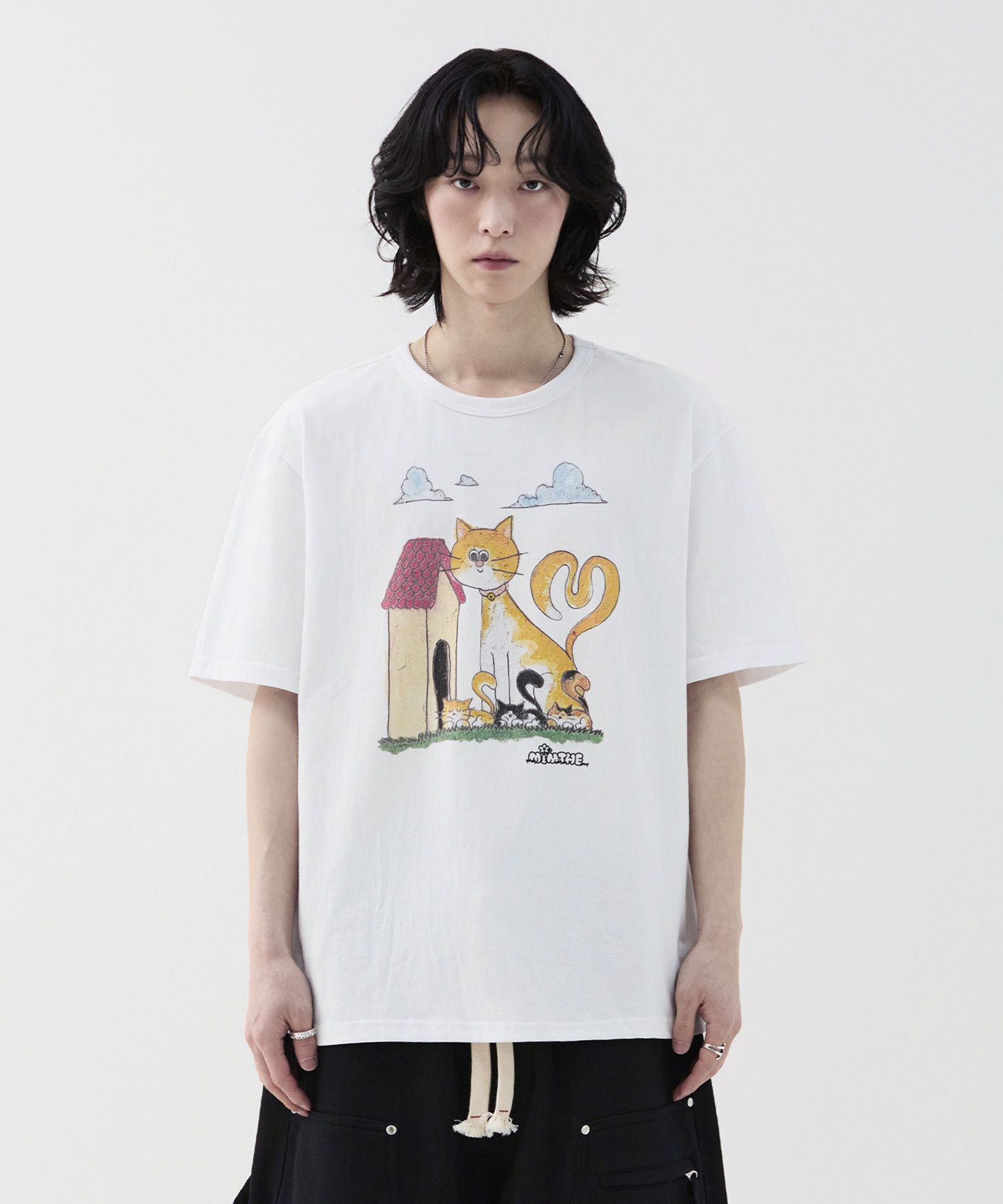 ★MIM the wardrobe★ BururuXMimder Love Delivery T-shirt Whi MUSINSA | MIMTHEWARDROBE BururuXMimder Love Delivery T