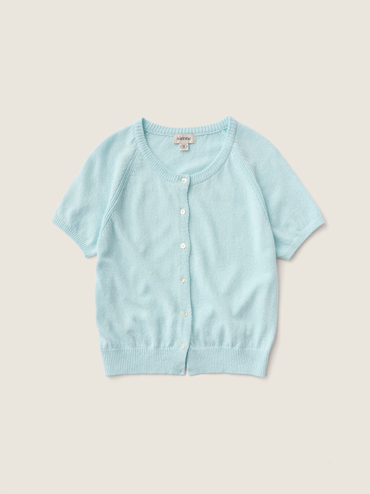 시엔느(SIENNE) Aki Linen Cardigan (Sky Blue)