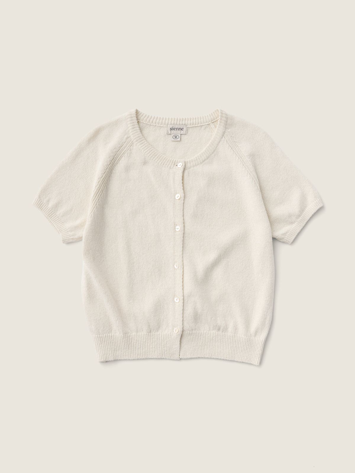 시엔느(SIENNE) Aki Linen Cardigan (Ivory)