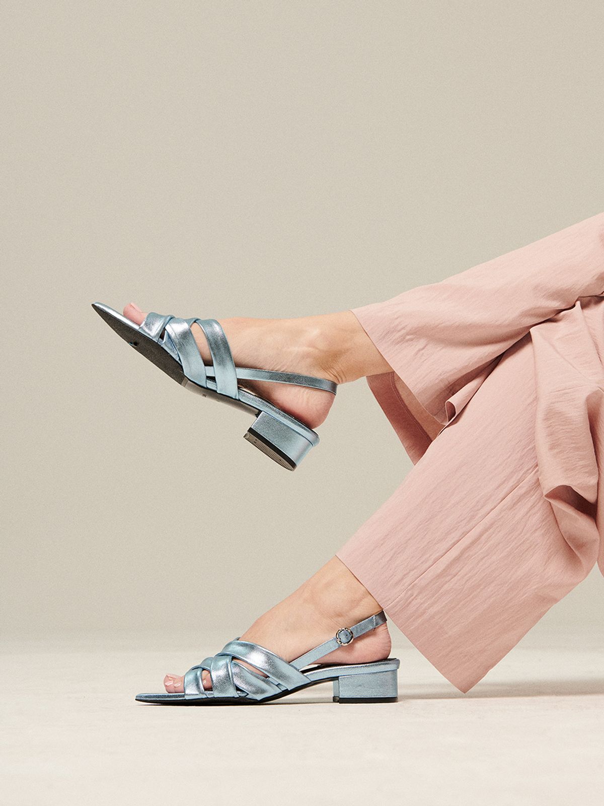 에뗄린(ETELIN) Mummy Strap Sandals - Oasis