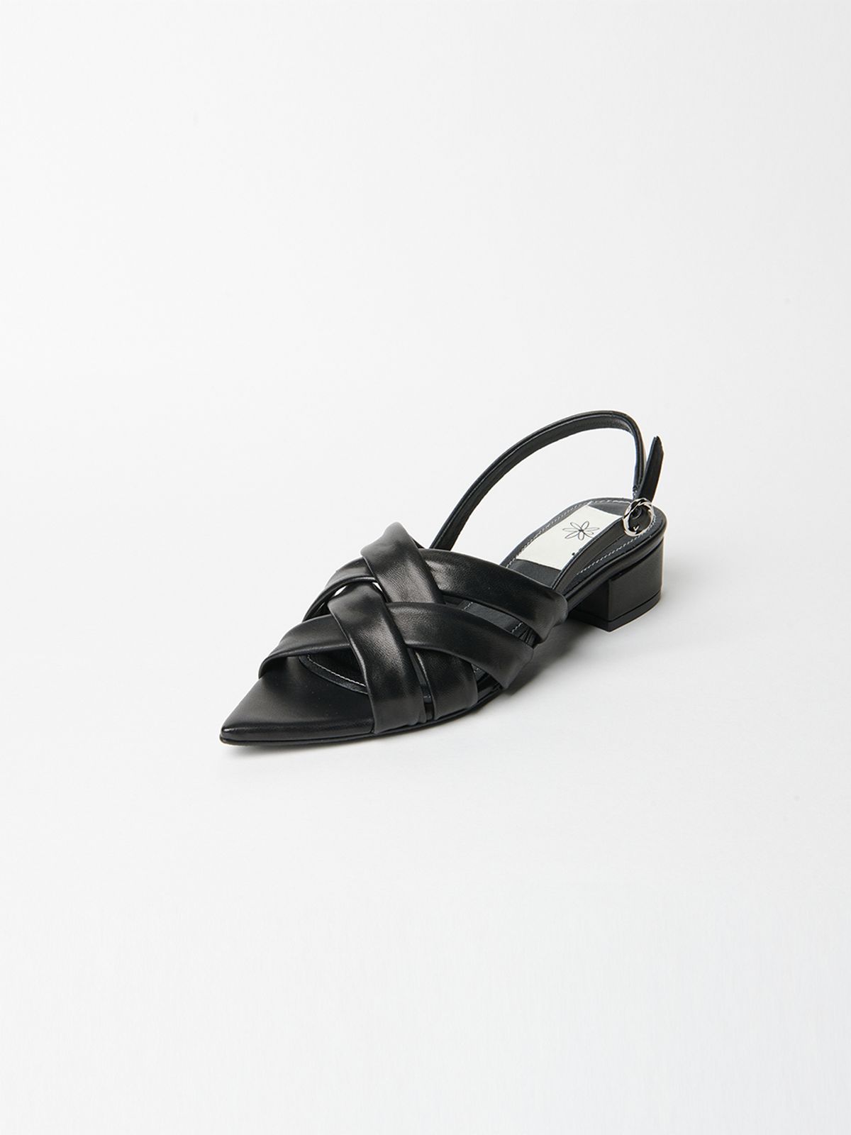 에뗄린(ETELIN) Mummy Strap Sandals - Noir Black