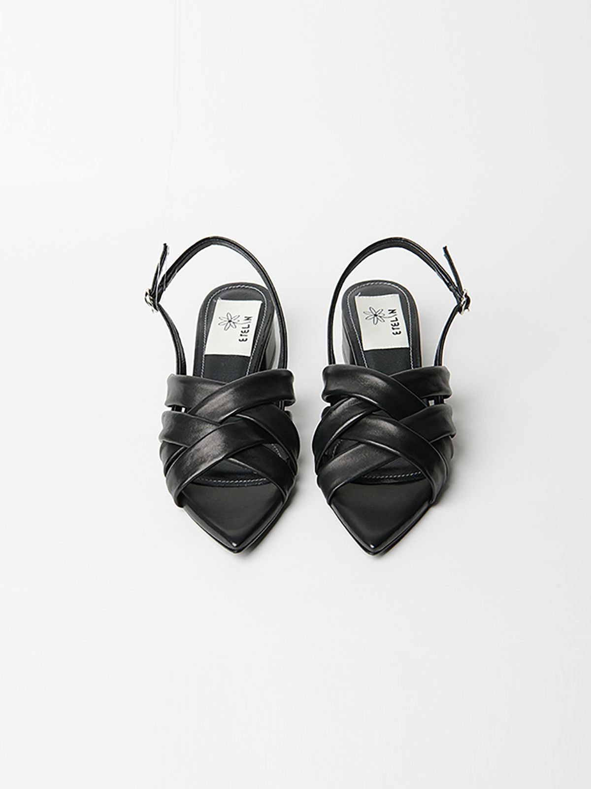 에뗄린(ETELIN) Mummy Strap Sandals - Noir Black