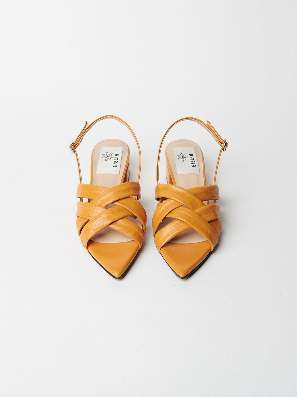 에뗄린(ETELIN) Mummy Strap Sandals - Camel