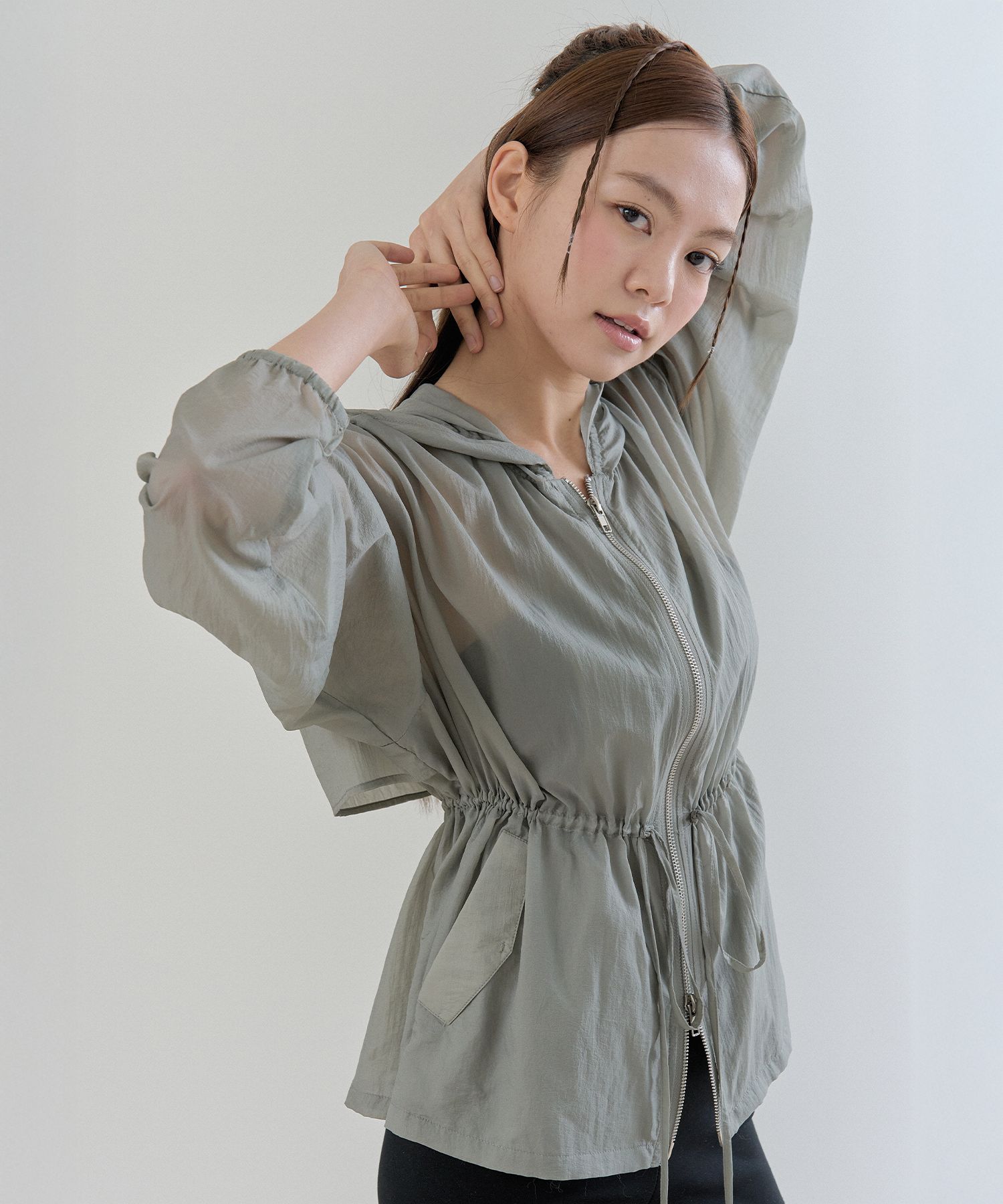 MUSINSA | SHOEHI Cloudy Hood Rain Waterproof Windbreaker