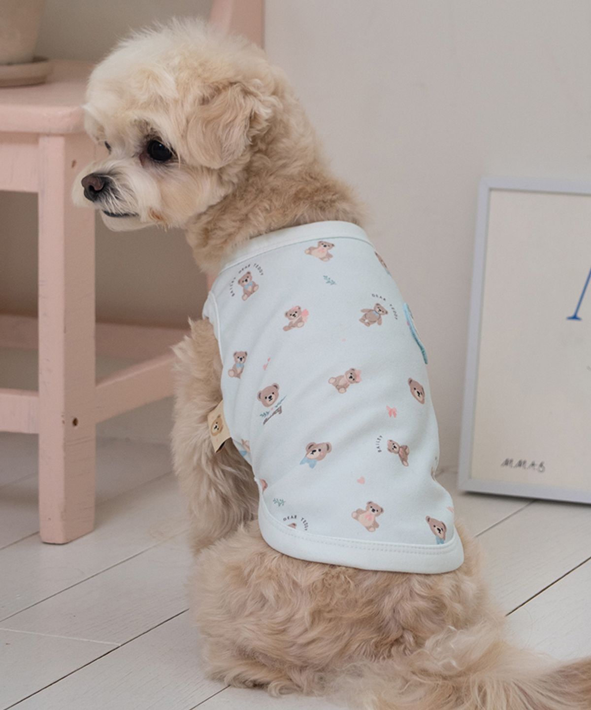 베일리(BAILEY) 강아지 테디 항균 슬리브리스 민트