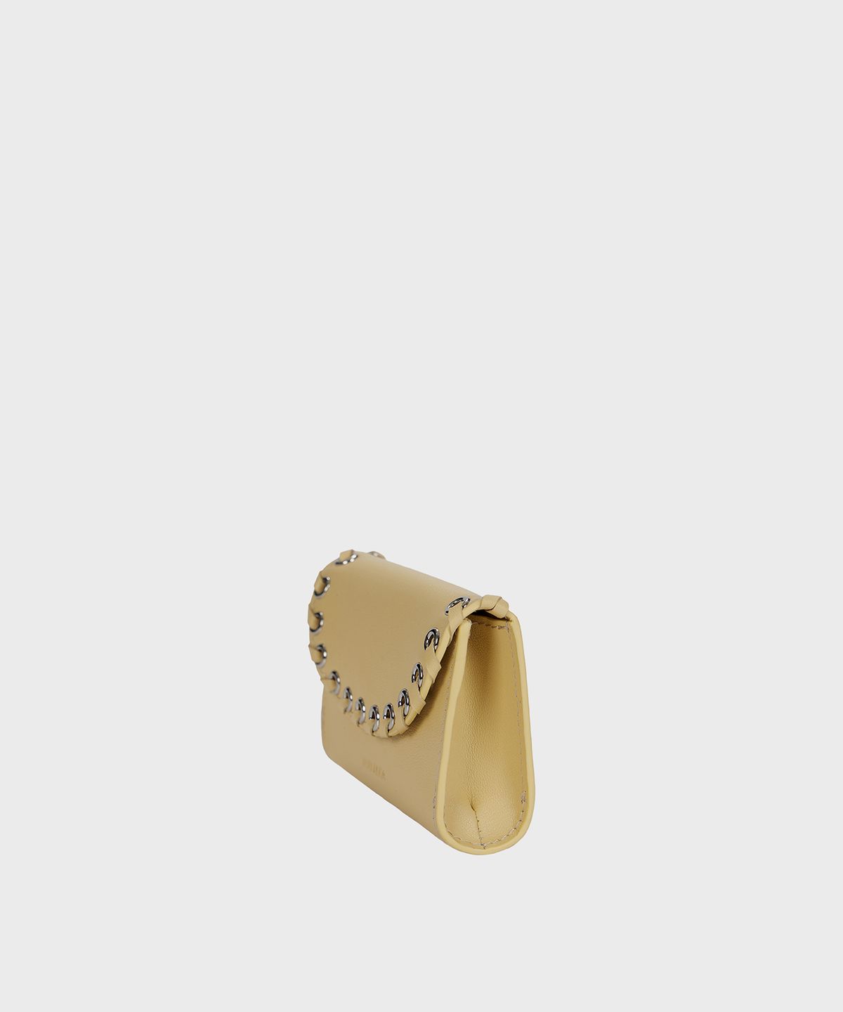 알키알카(ALKI ALKA) Eyelet Card Wallet (Butter)
