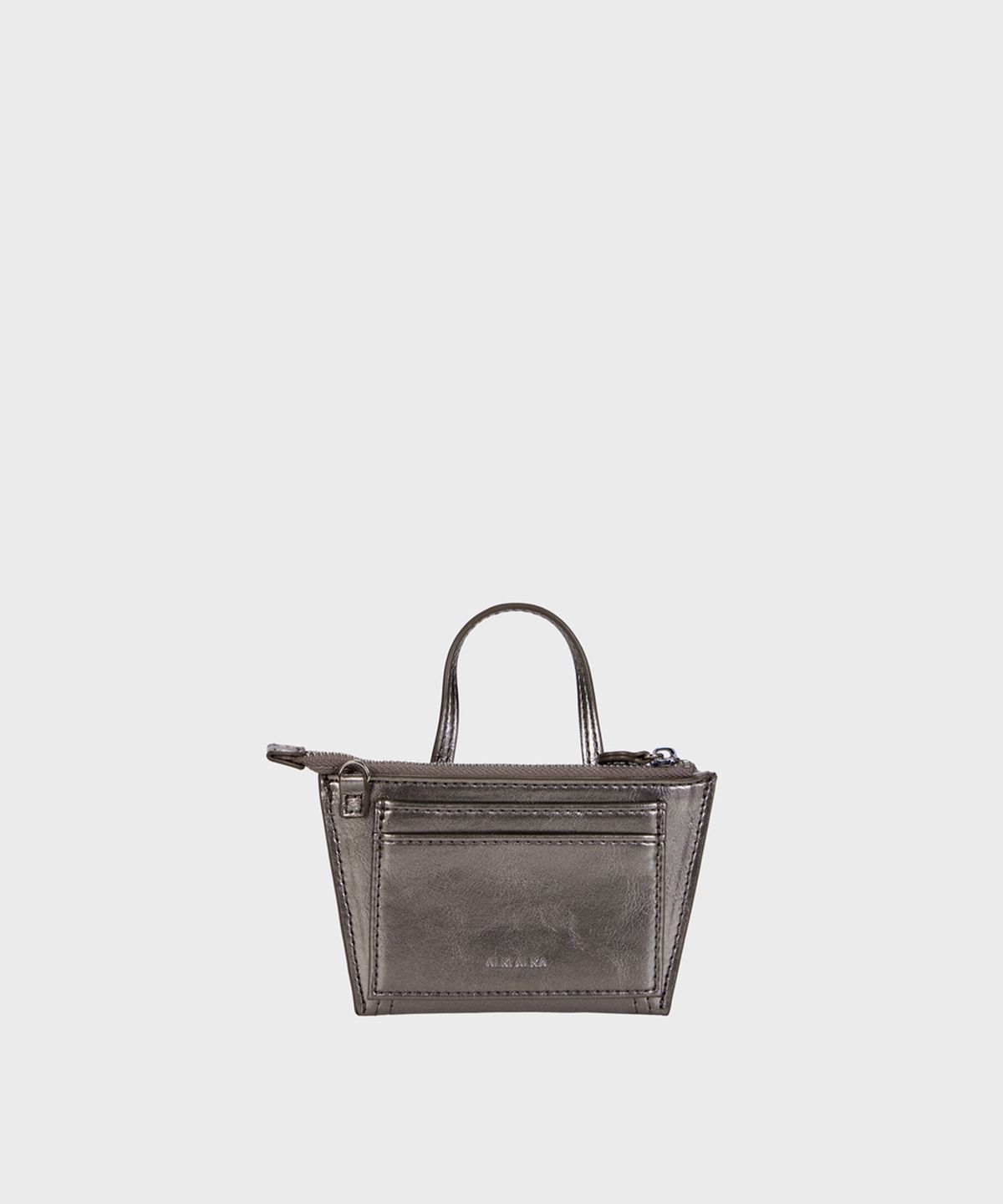 알키알카(ALKI ALKA) Tote Charm Wallet (Silver)