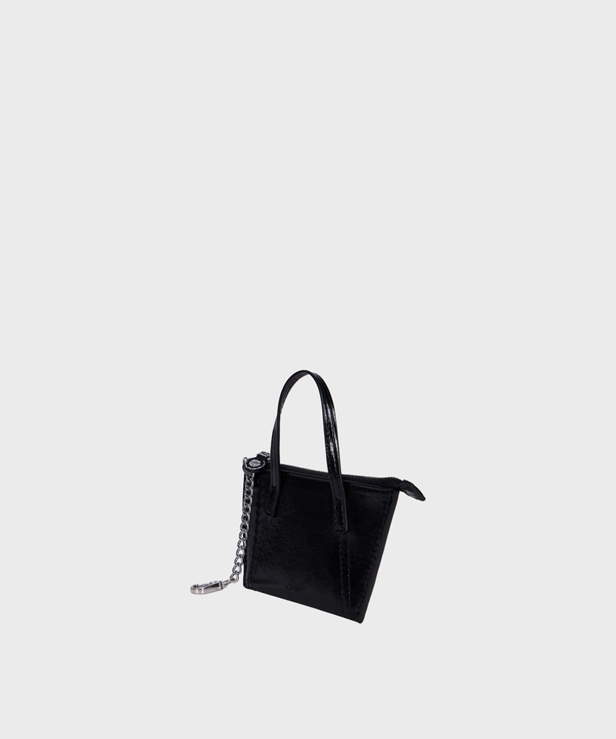 알키알카(ALKI ALKA) Tote Charm Wallet (Black)