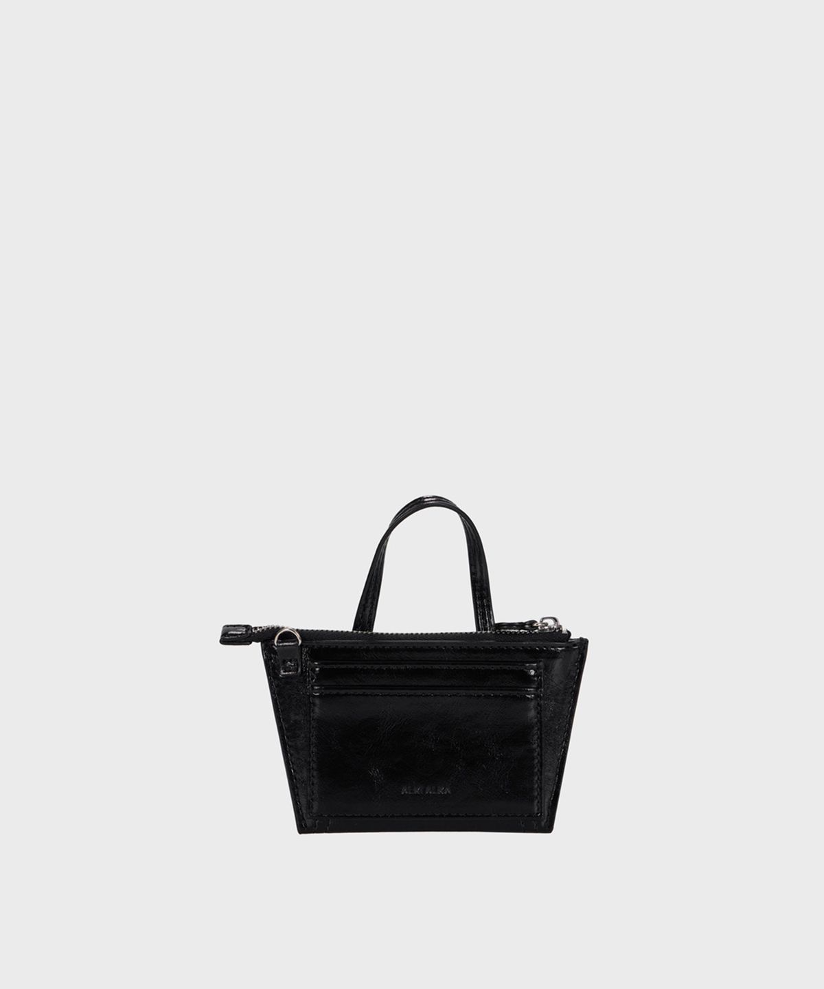 알키알카(ALKI ALKA) Tote Charm Wallet (Black)