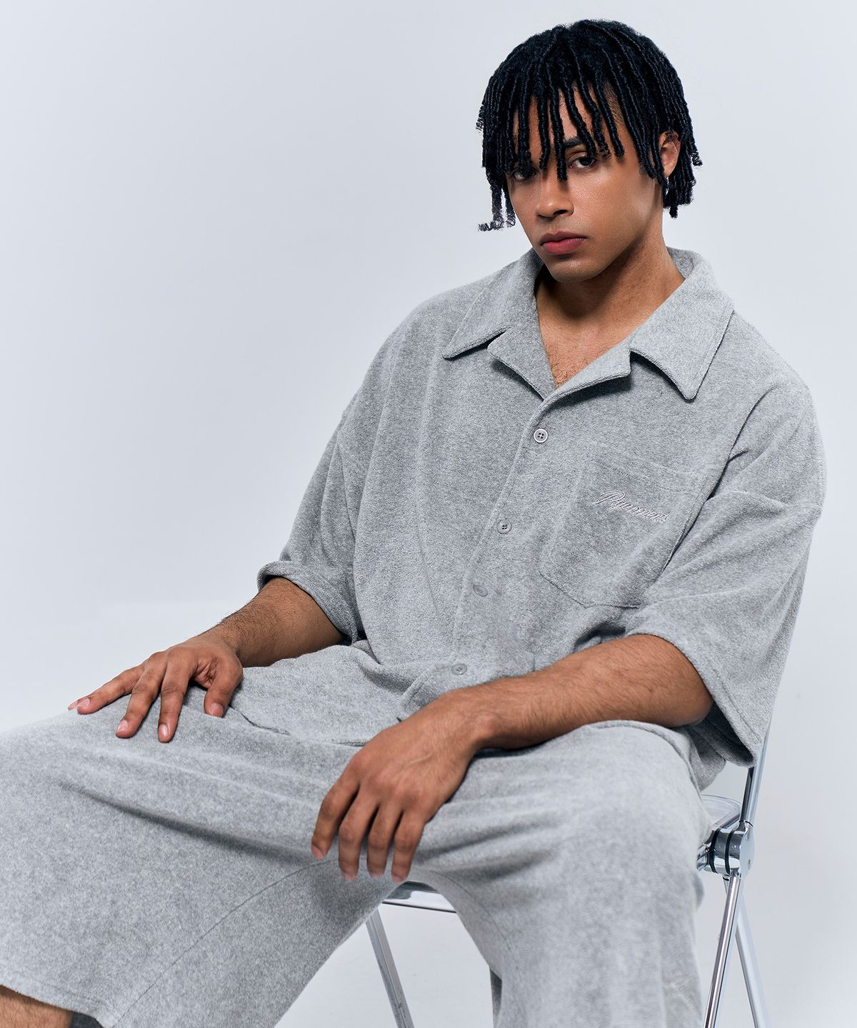 피지컬가먼츠(PHYSICAL GARMENTS) P2537 테리 카라 셔츠 [3COLOR]