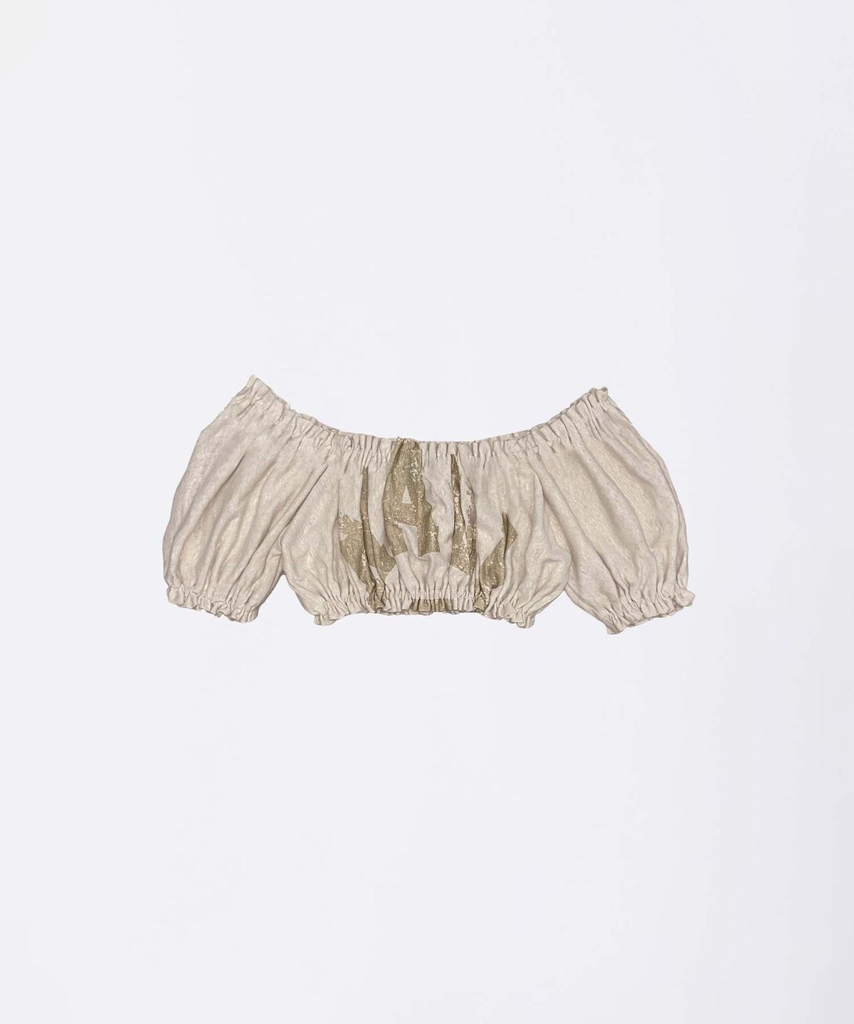 스컬프터(SCULPTOR) Crinkle Volumer Top Dusty Beige