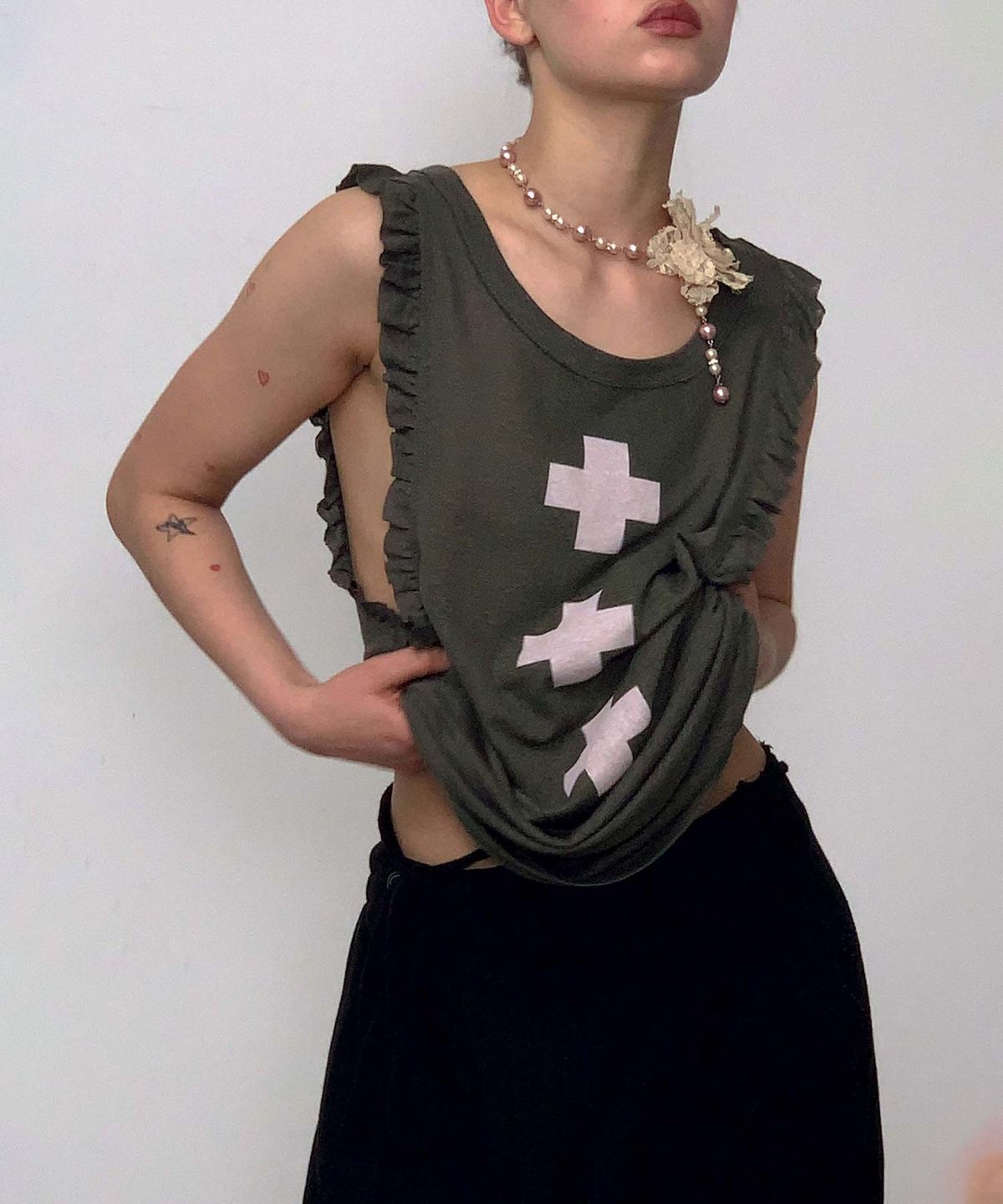 스컬프터(SCULPTOR) Emergency Muscle Tank Top Charcoal
