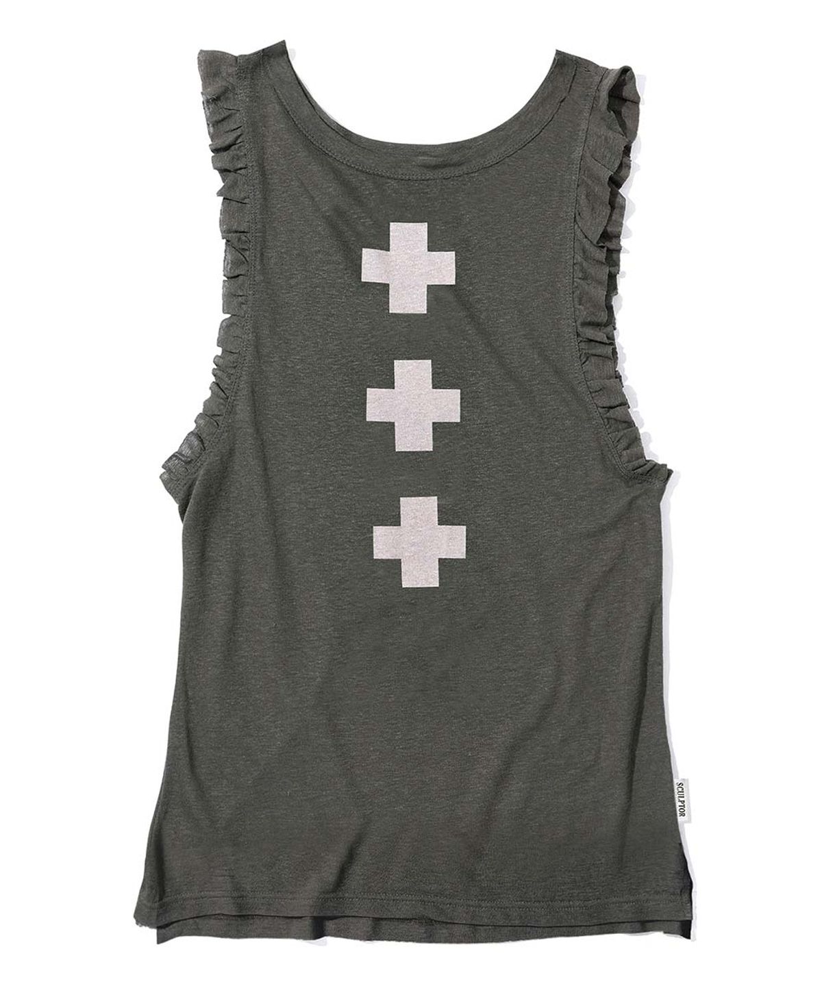 스컬프터(SCULPTOR) Emergency Muscle Tank Top Charcoal
