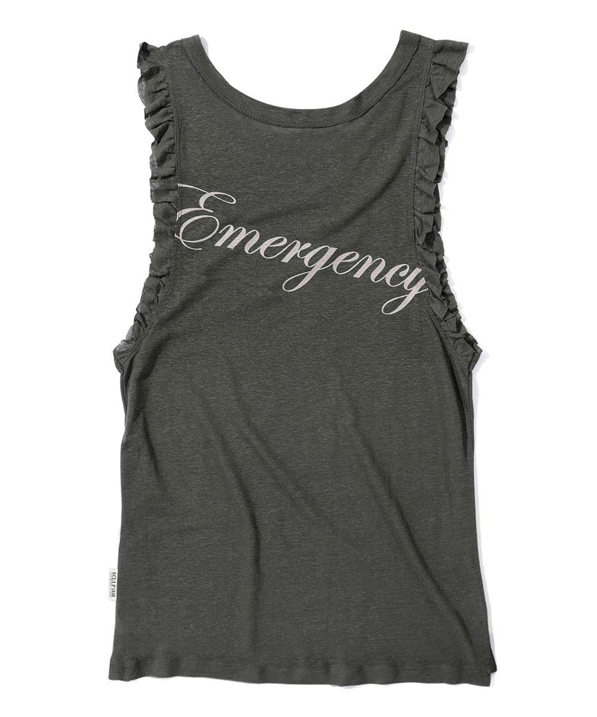 스컬프터(SCULPTOR) Emergency Muscle Tank Top Charcoal