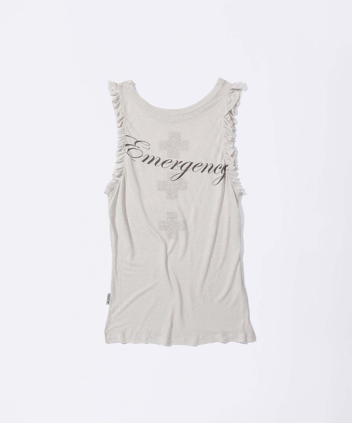 스컬프터(SCULPTOR) Emergency Muscle Tank Top White