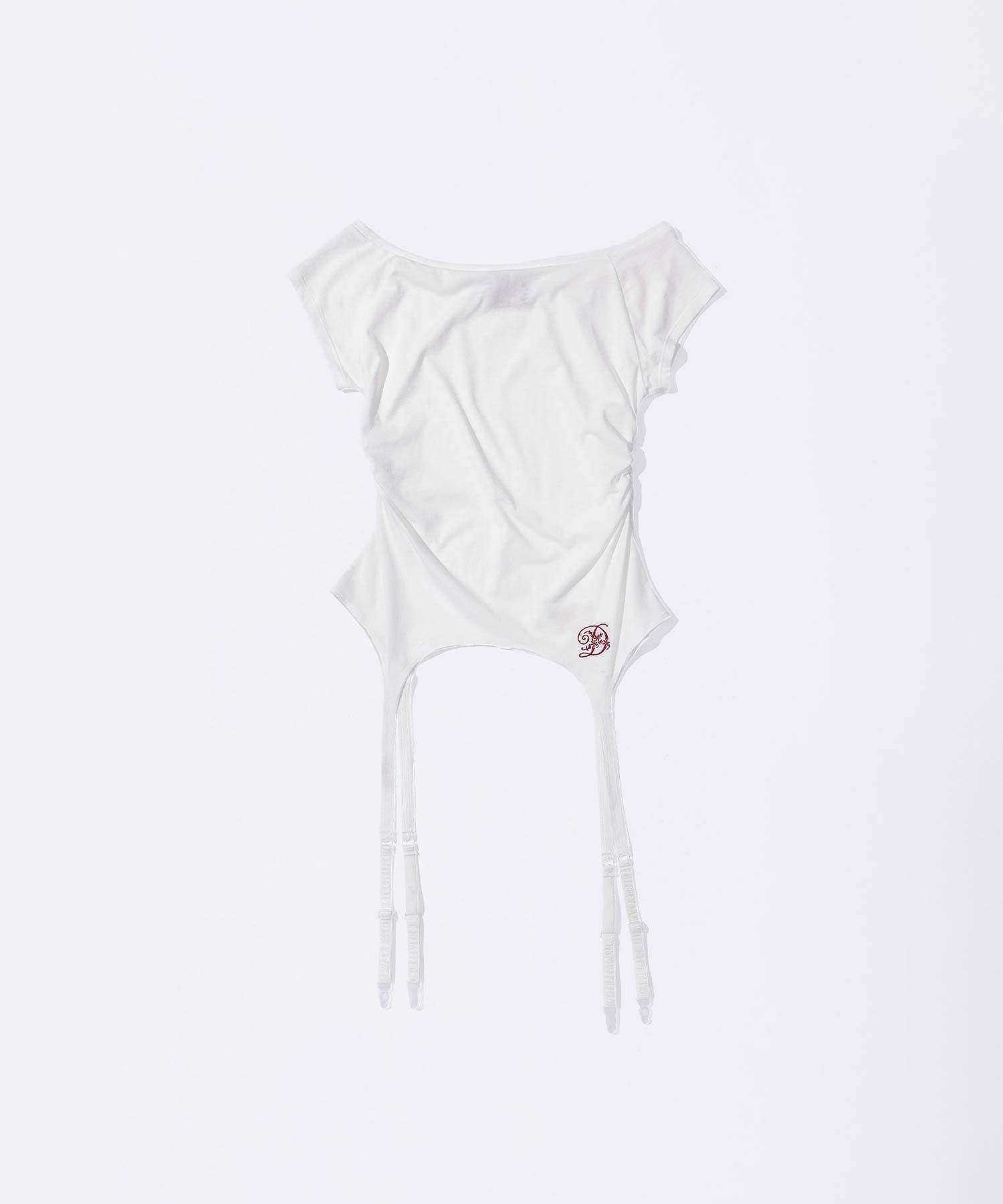★SCULPTOR★ Garter Belt Tee White SC25S215WH MUSINSA | SCULPTOR Garter Belt Tee White
