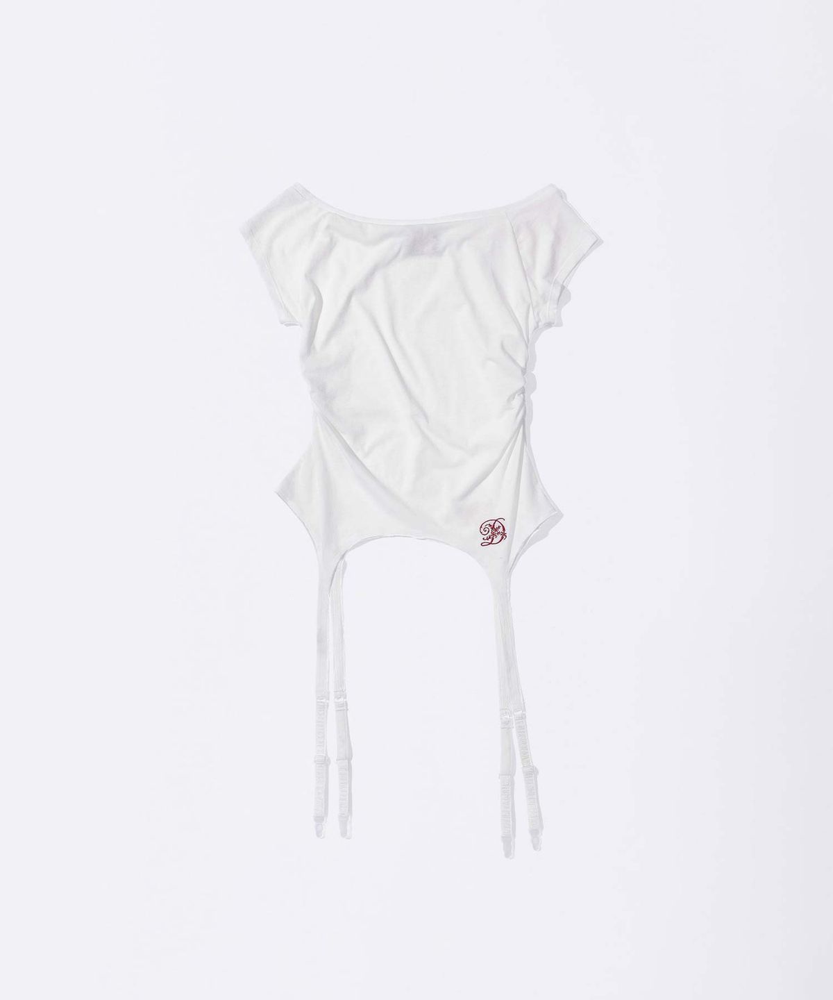 스컬프터(SCULPTOR) Garter Belt Tee White