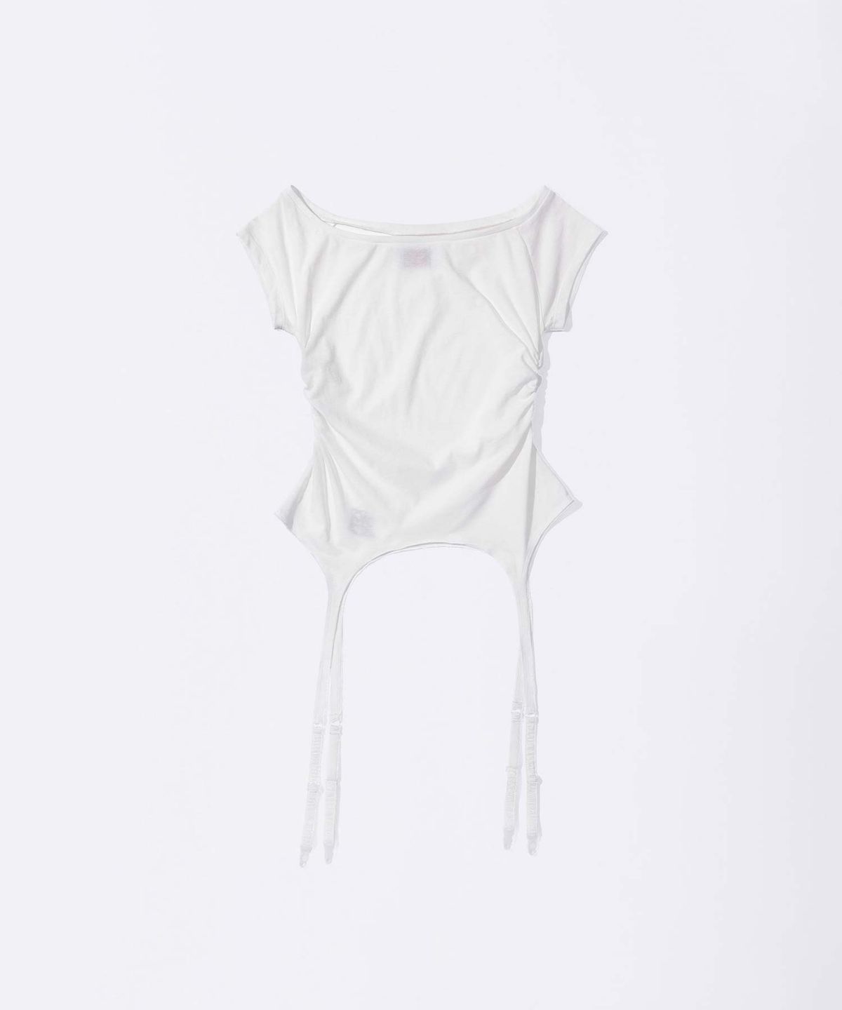 스컬프터(SCULPTOR) Garter Belt Tee White