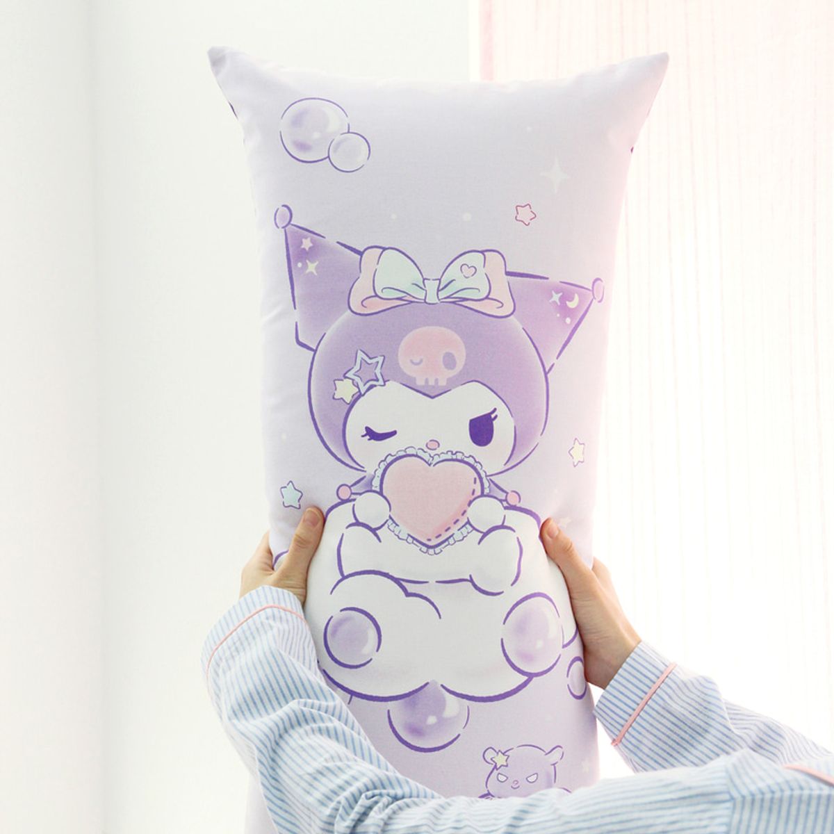 나라홈데코(NARAHOMEDECO) 산리오 쿠로미 사각바디필로우 버블드림
