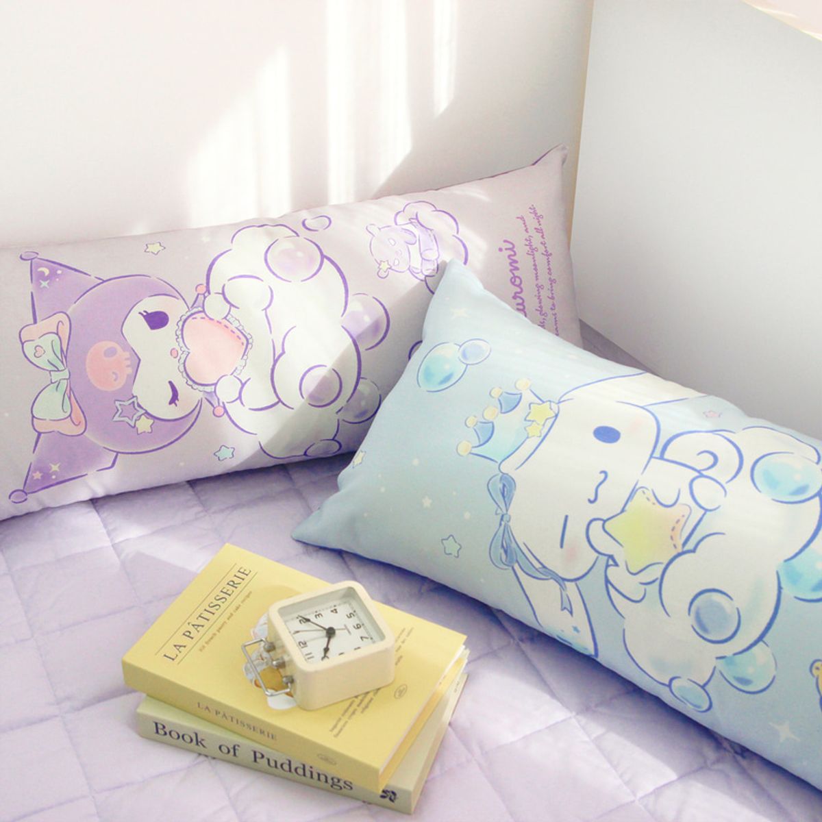 나라홈데코(NARAHOMEDECO) 산리오 시나모롤 사각바디필로우 버블드림