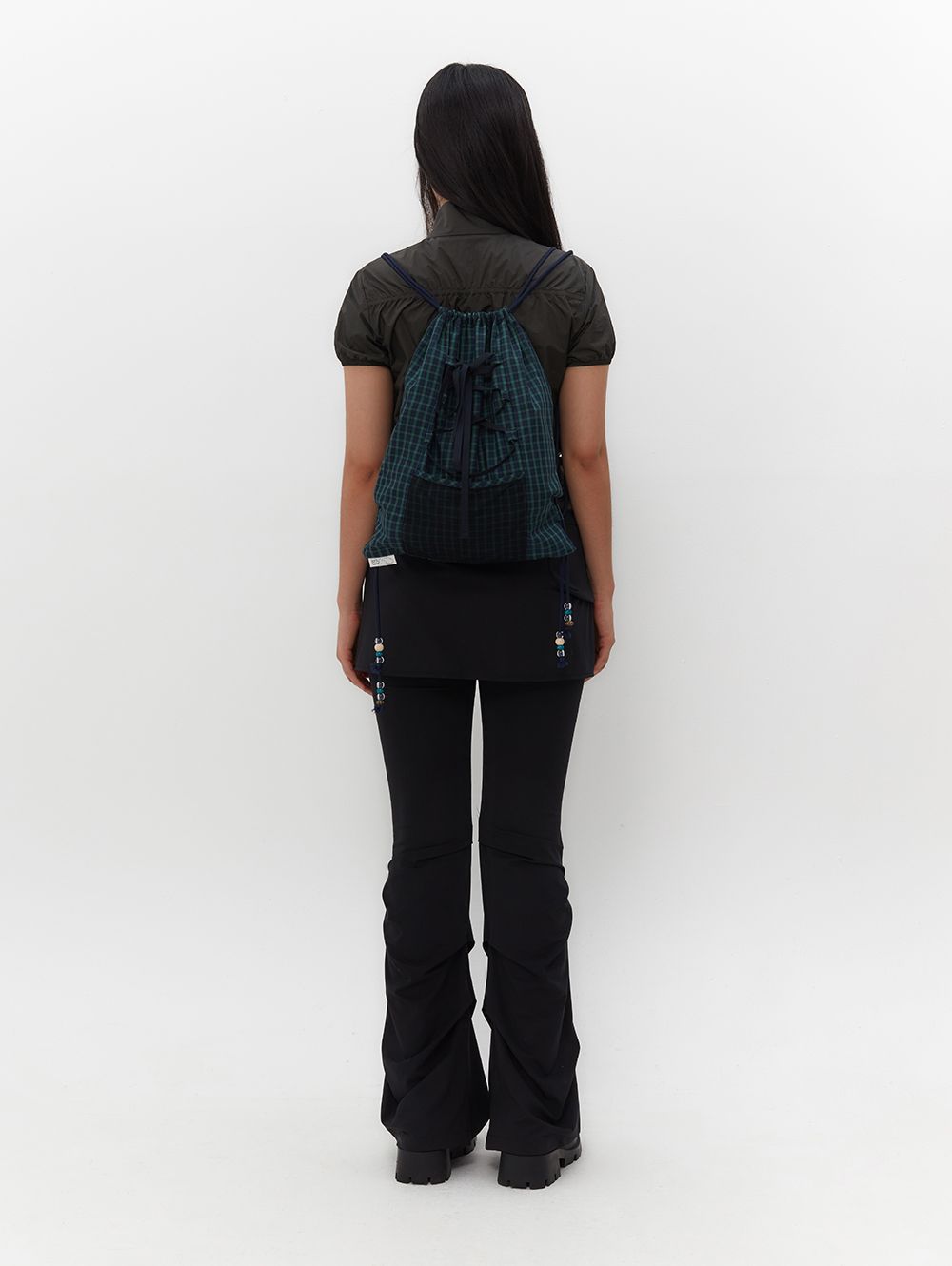 TUOMIO☆STRAPPY SKIRT PANTS MUSINSA | TUOMIO STRAPPY SKIRT PANTS [BLACK]