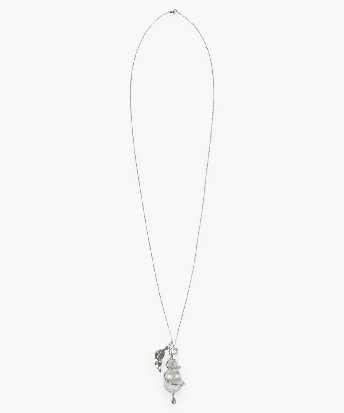 시눈(SINOON) Pear Drop Necklace (Silver)