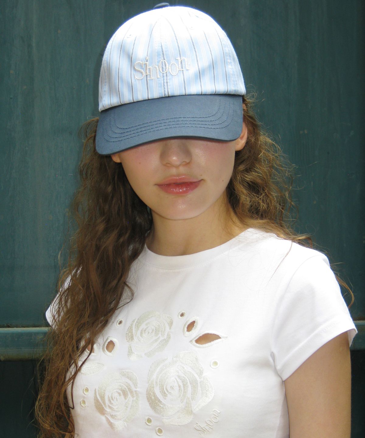 시눈(SINOON) Stripe Cap (Blue)
