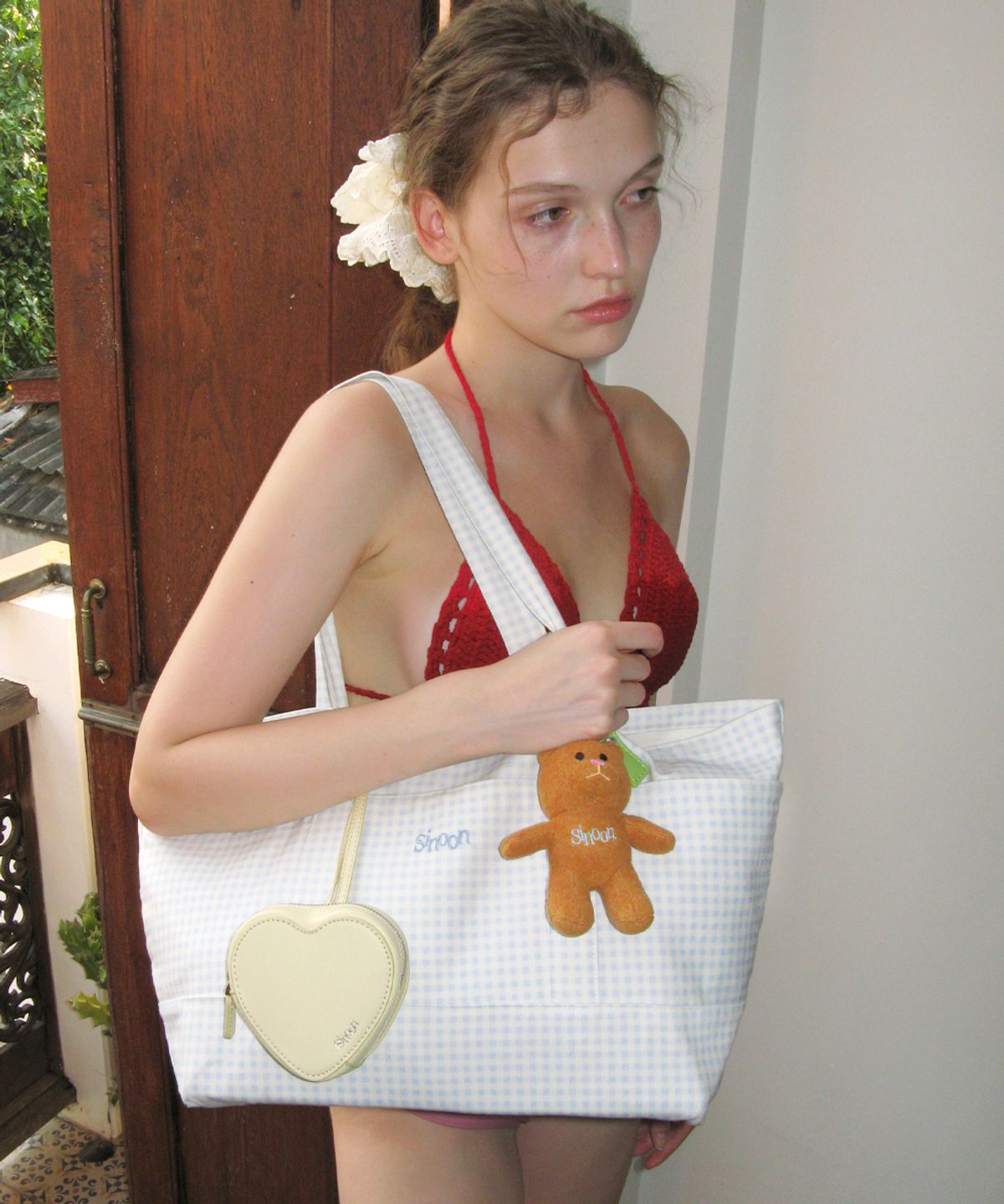 시눈(SINOON) Logo Tote Bag (Blue)