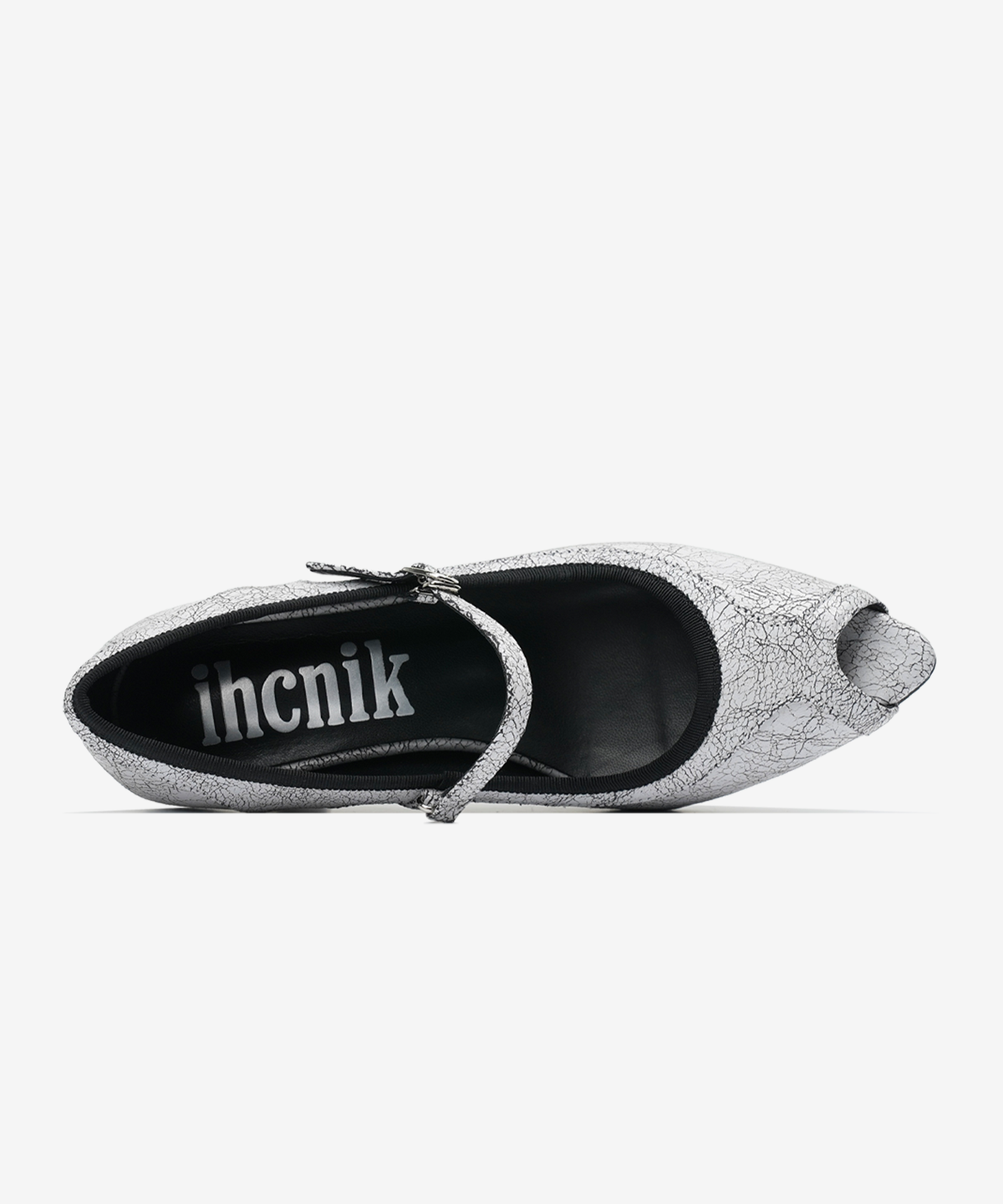 이크닉(IHCNIK) r. 906  open toe heels  /  white