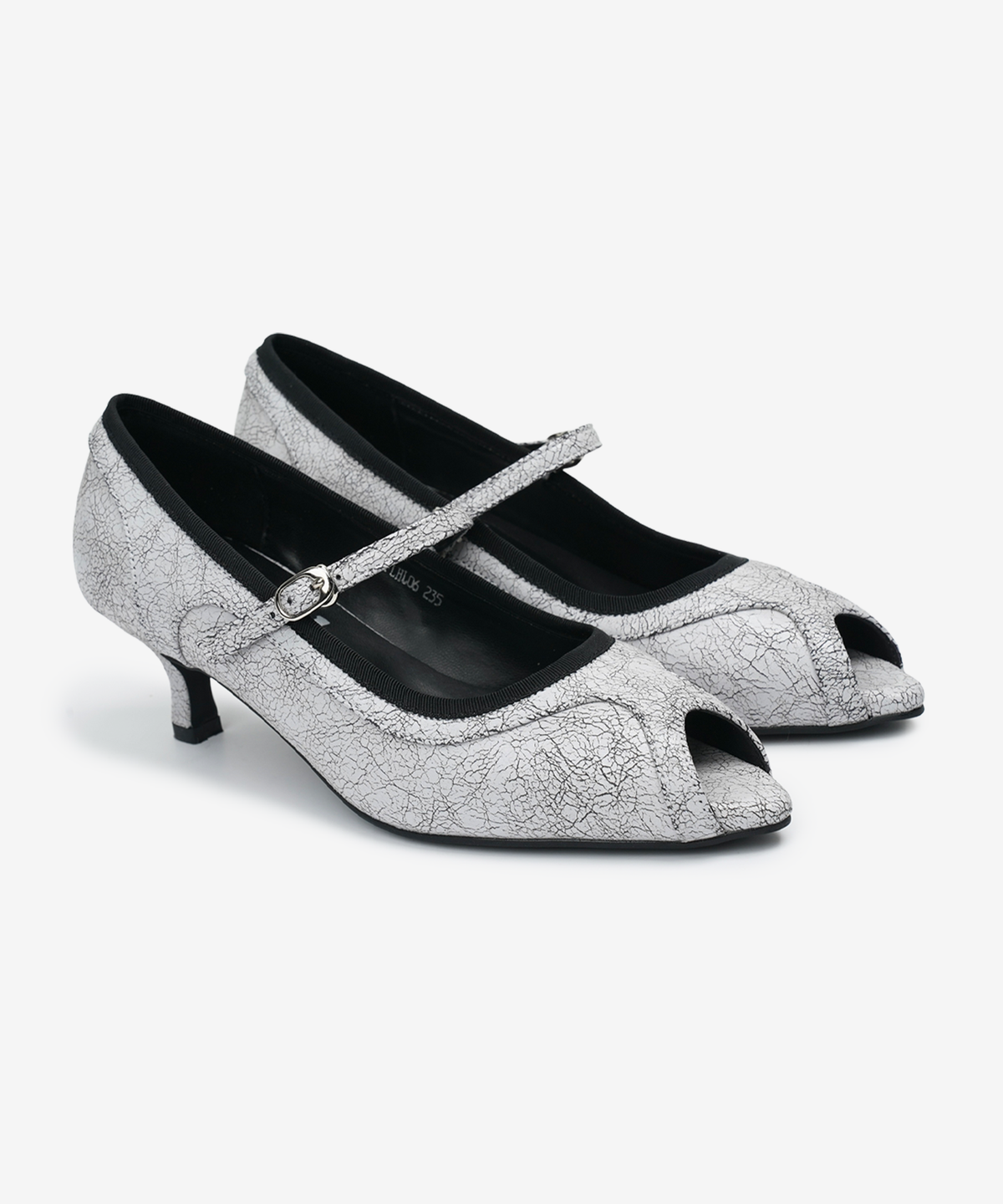 이크닉(IHCNIK) r. 906  open toe heels  /  white