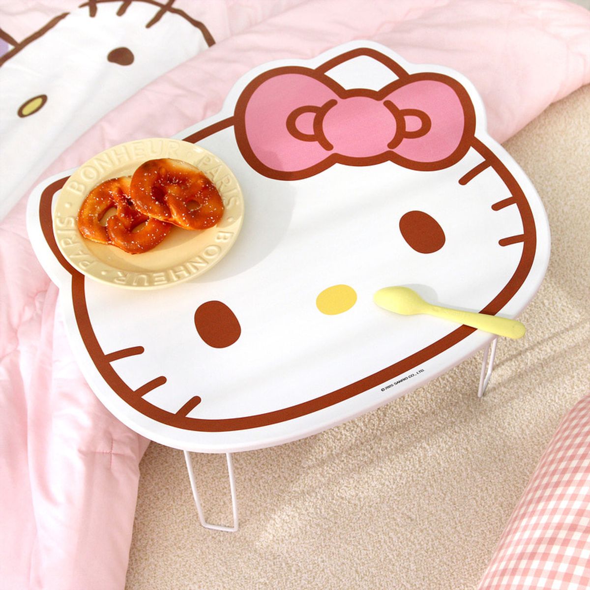 나라홈데코(NARAHOMEDECO) 산리오 헬로키티 접이식테이블 큐티