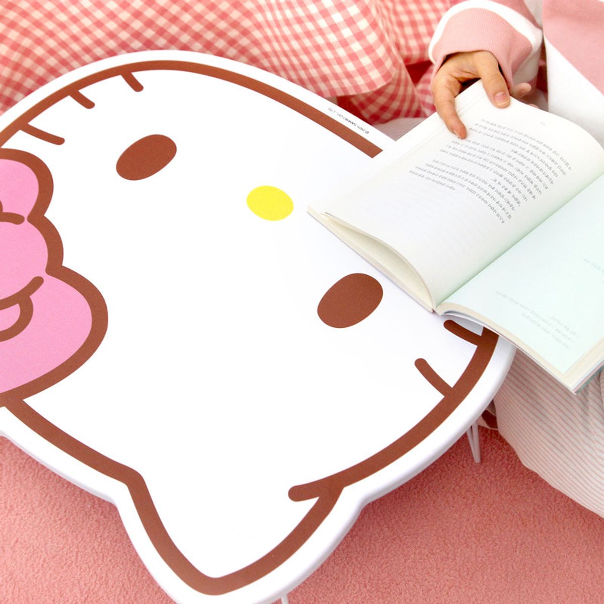 나라홈데코(NARAHOMEDECO) 산리오 헬로키티 접이식테이블 큐티