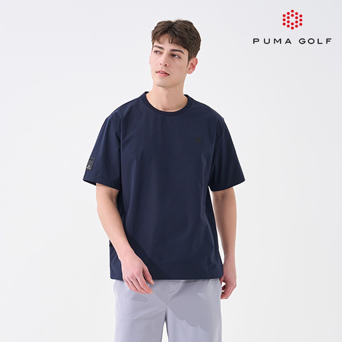 푸마 골프(PUMA GOLF) 반팔 우븐 피스테 유니 3color